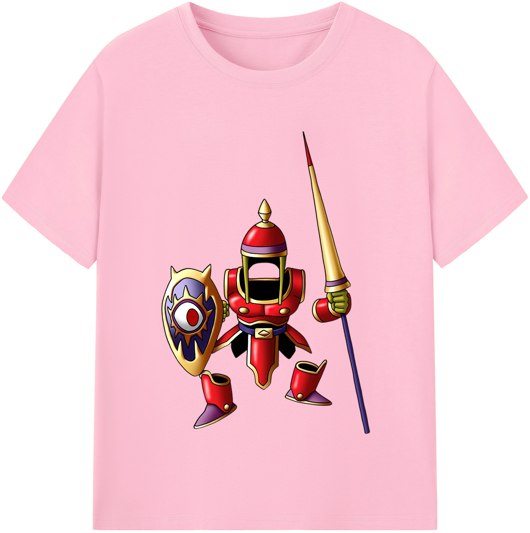 （画像用） ドラゴンクエスト Doragon Kuesuto Dragon Quest 綿100％半袖Tシャツ（フロントプリント）