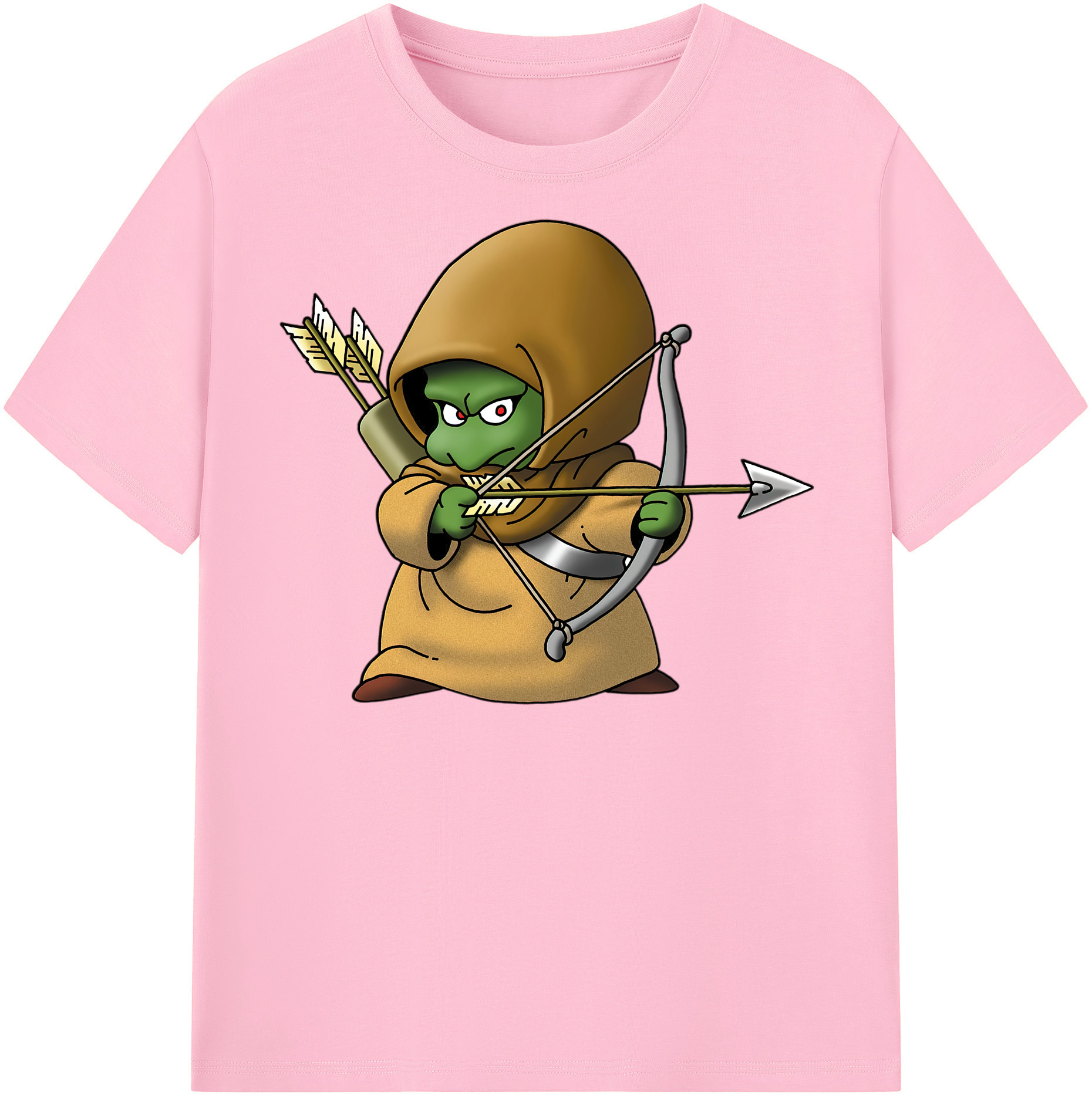 （画像用） ドラゴンクエスト Doragon Kuesuto Dragon Quest 綿100％半袖Tシャツ（フロントプリント）