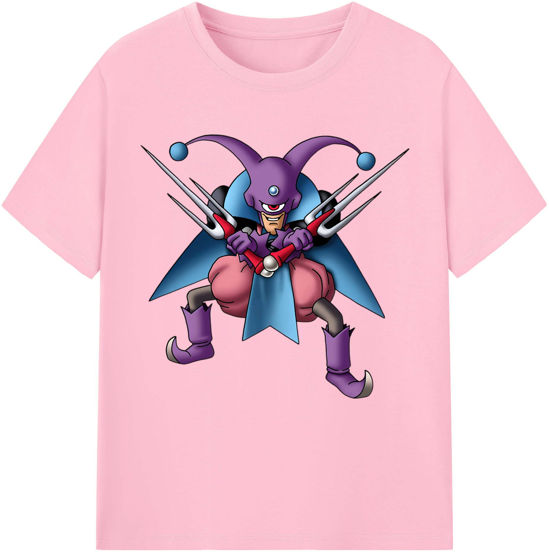 （画像用） ドラゴンクエスト Doragon Kuesuto Dragon Quest 綿100％半袖Tシャツ（フロントプリント）