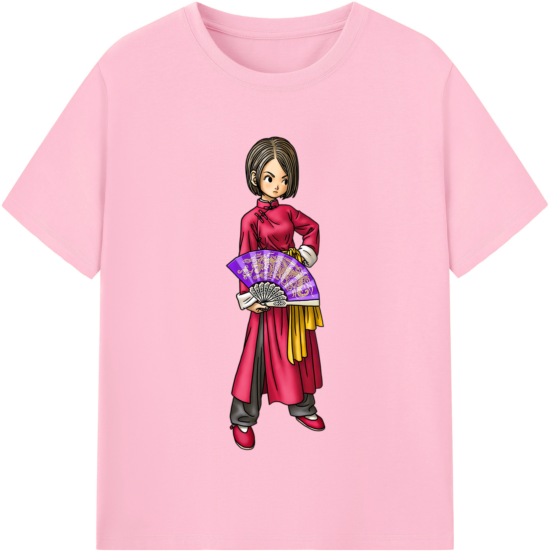 （画像用） ドラゴンクエスト Doragon Kuesuto Dragon Quest 綿100％半袖Tシャツ（フロントプリント）