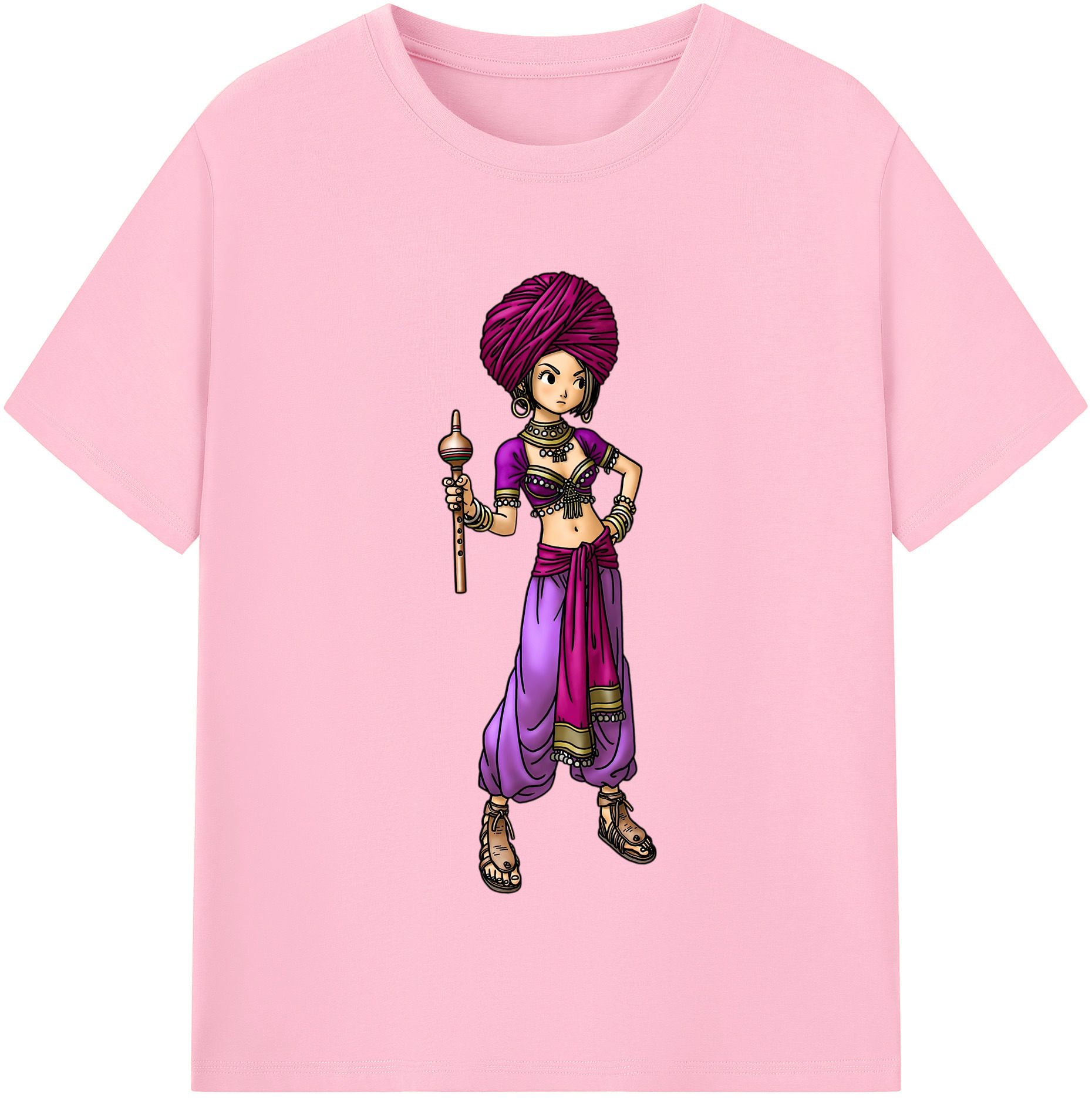 （画像用） ドラゴンクエスト Doragon Kuesuto Dragon Quest 綿100％半袖Tシャツ（フロントプリント）