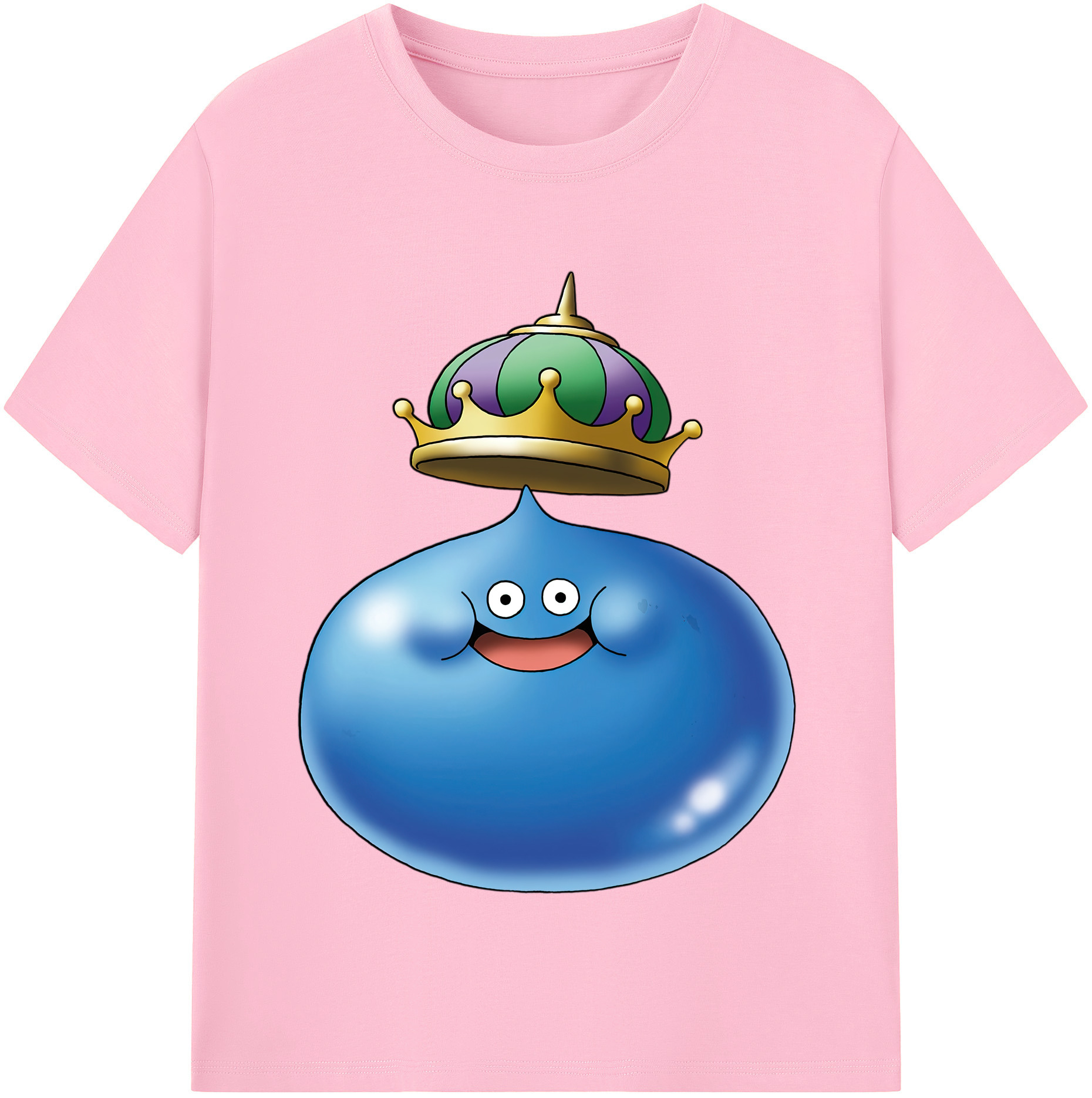 （画像用） ドラゴンクエスト Doragon Kuesuto Dragon Quest 綿100％半袖Tシャツ（フロントプリント）