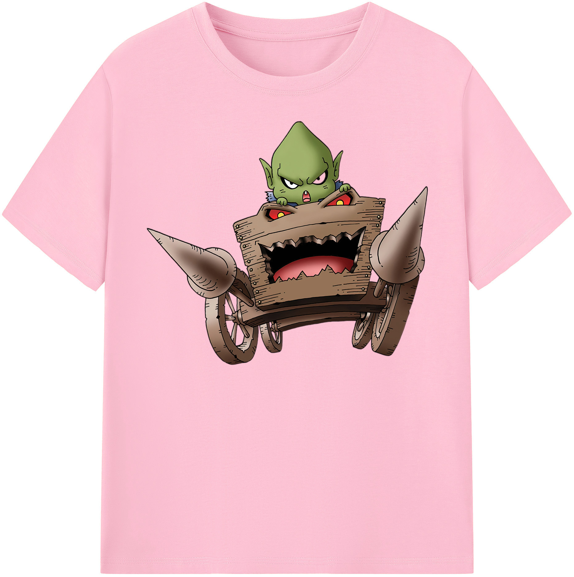 （画像用） ドラゴンクエスト Doragon Kuesuto Dragon Quest 綿100％半袖Tシャツ（フロントプリント）