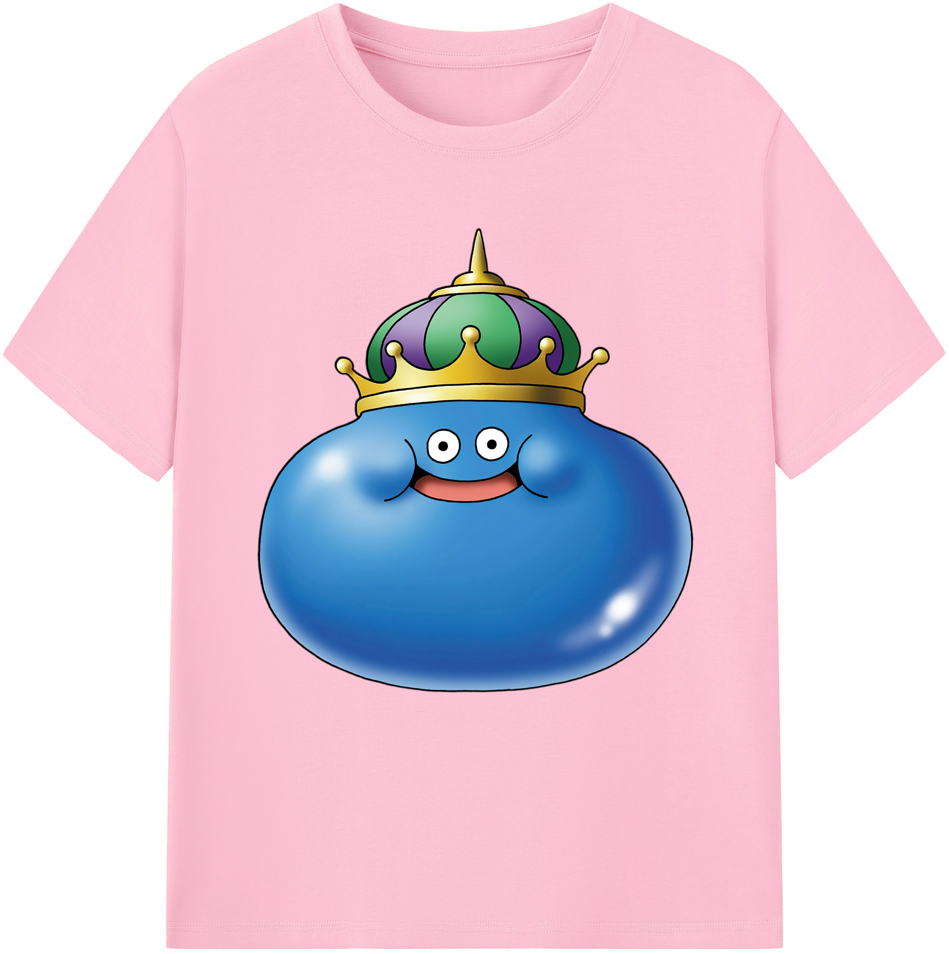 （画像用） ドラゴンクエスト Doragon Kuesuto Dragon Quest 綿100％半袖Tシャツ（フロントプリント）
