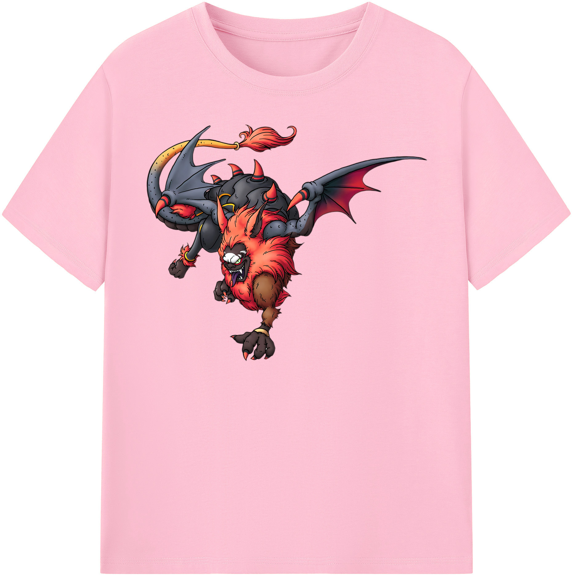 （画像用） ドラゴンクエスト Doragon Kuesuto Dragon Quest 綿100％半袖Tシャツ（フロントプリント）