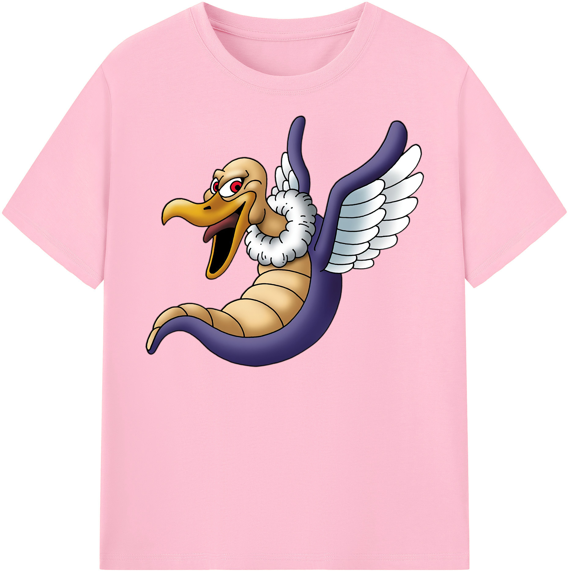 （画像用） ドラゴンクエスト Doragon Kuesuto Dragon Quest 綿100％半袖Tシャツ（フロントプリント）