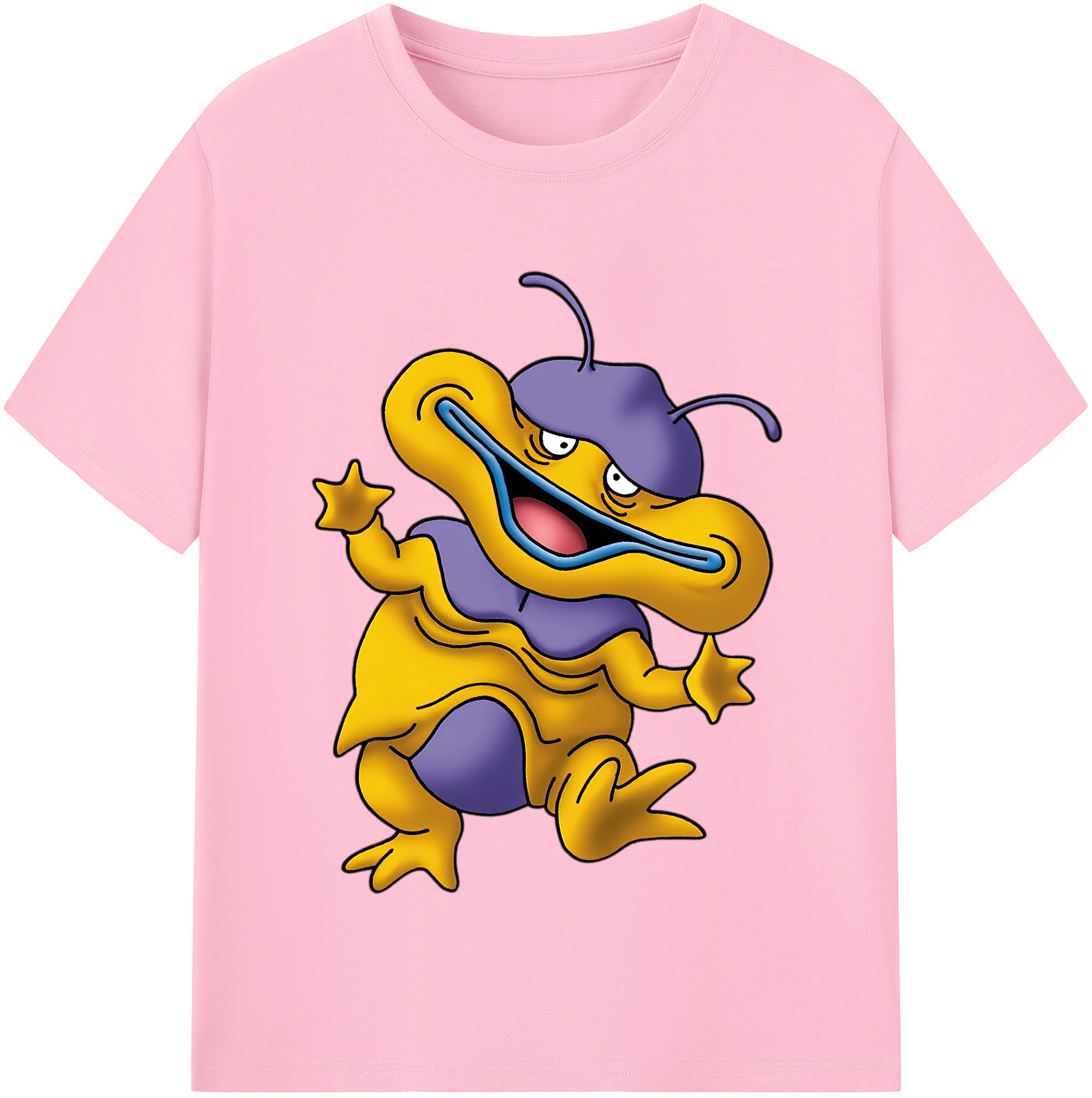（画像用） ドラゴンクエスト Doragon Kuesuto Dragon Quest 綿100％半袖Tシャツ（フロントプリント）