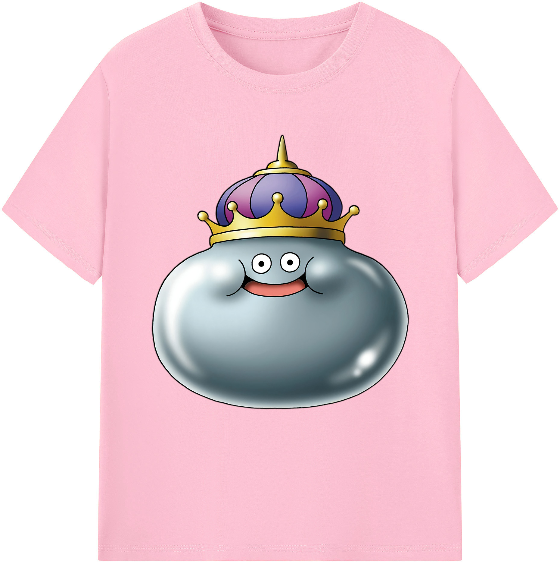 （画像用） ドラゴンクエスト Doragon Kuesuto Dragon Quest 綿100％半袖Tシャツ（フロントプリント）