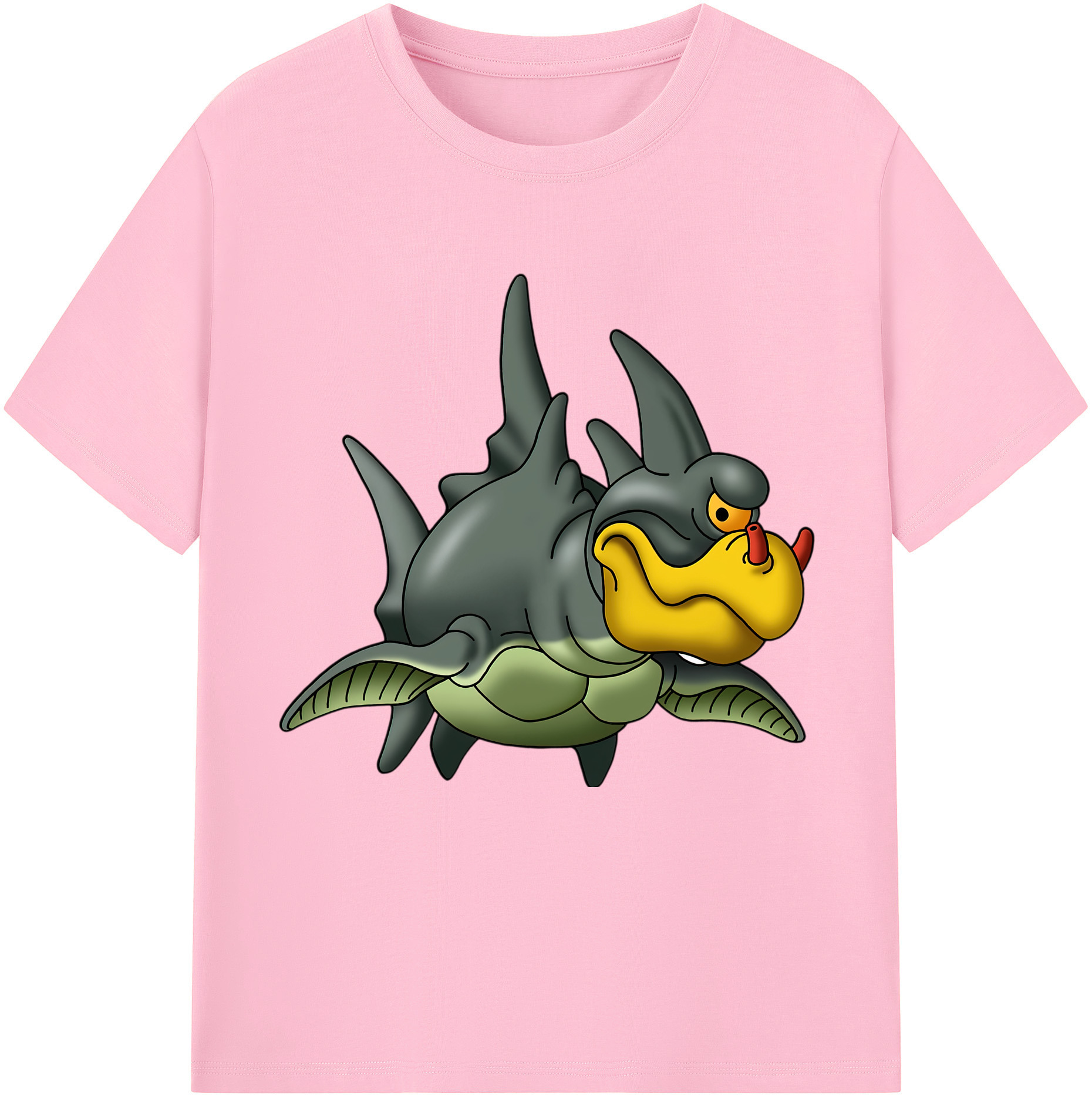 （画像用） ドラゴンクエスト Doragon Kuesuto Dragon Quest 綿100％半袖Tシャツ（フロントプリント）