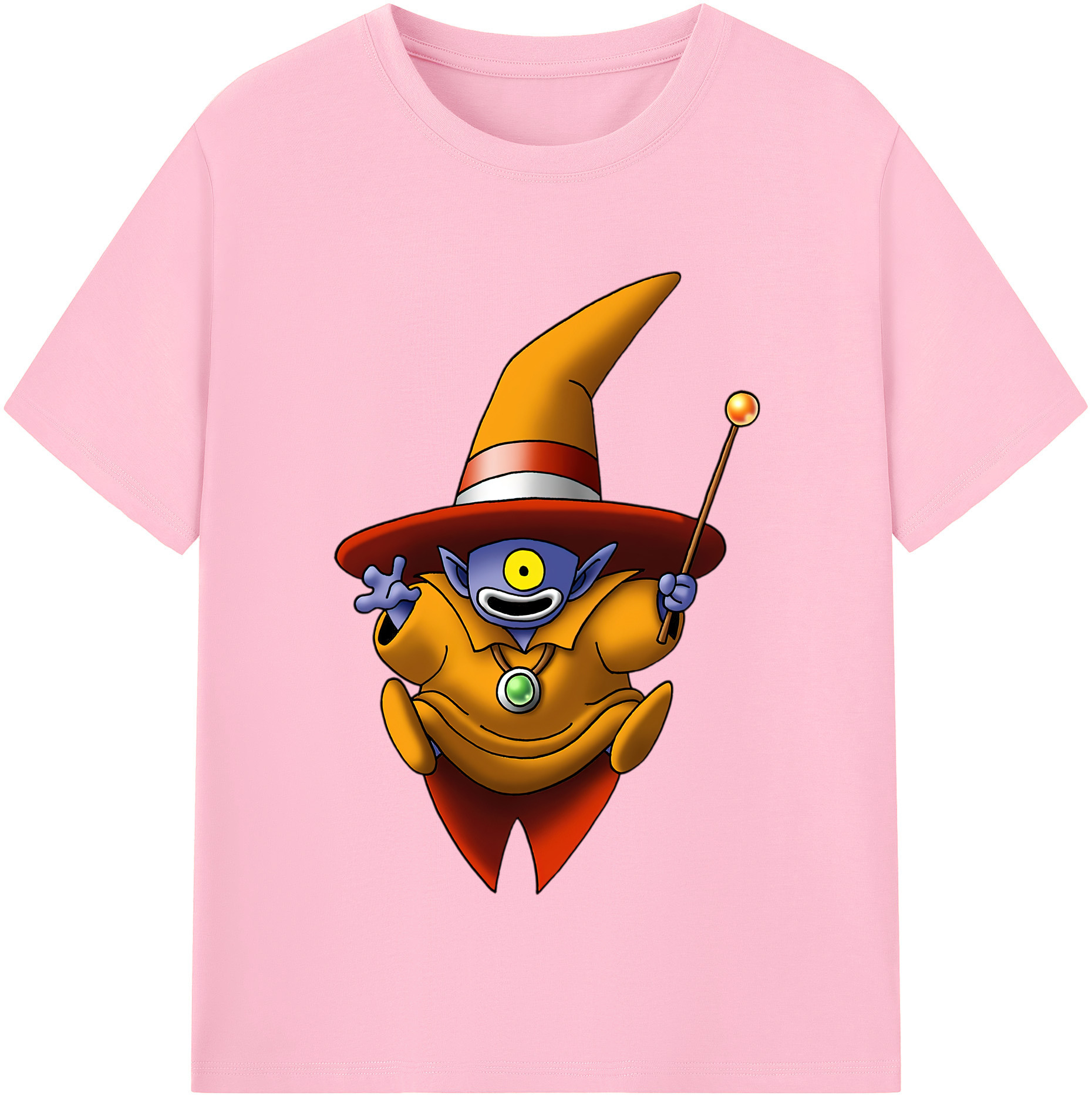 （画像用） ドラゴンクエスト Doragon Kuesuto Dragon Quest 綿100％半袖Tシャツ（フロントプリント）