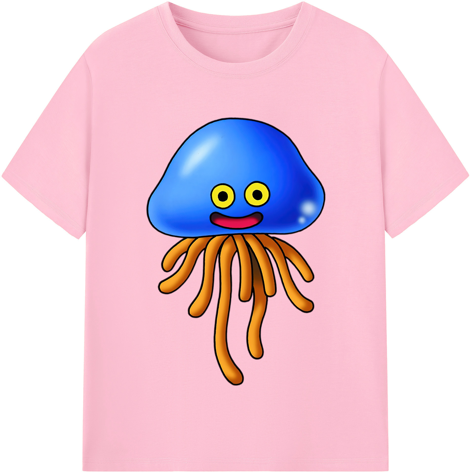 （画像用） ドラゴンクエスト Doragon Kuesuto Dragon Quest 綿100％半袖Tシャツ（フロントプリント）