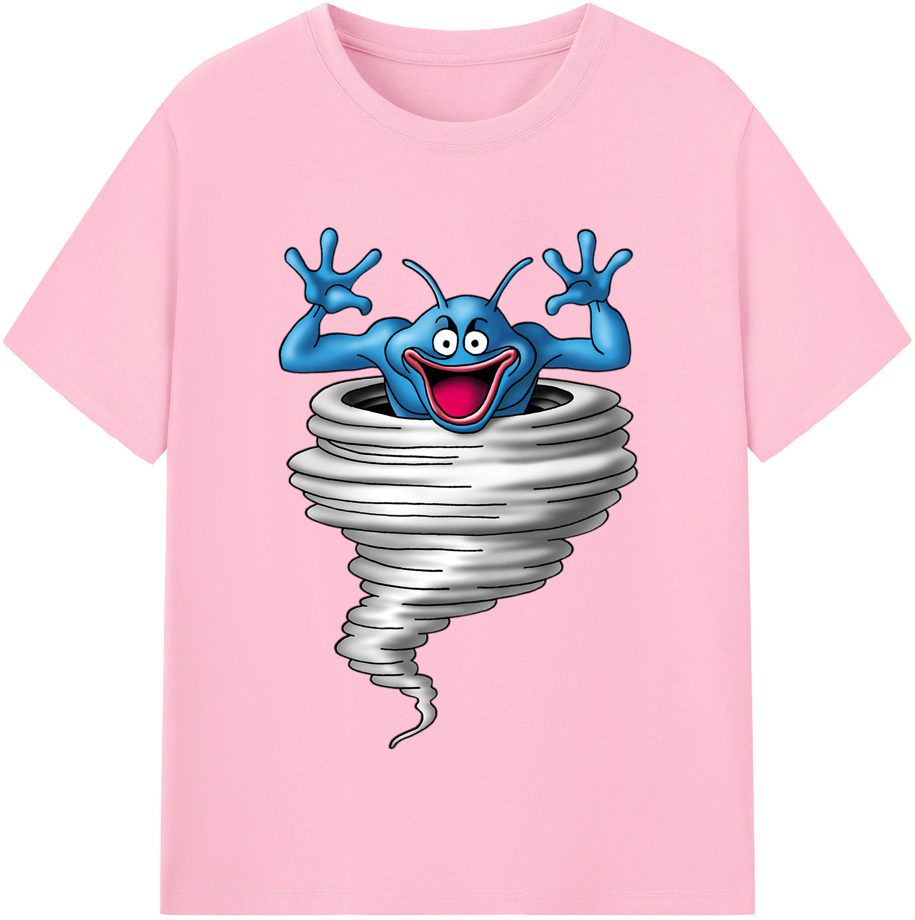 （画像用） ドラゴンクエスト Doragon Kuesuto Dragon Quest 綿100％半袖Tシャツ（フロントプリント）