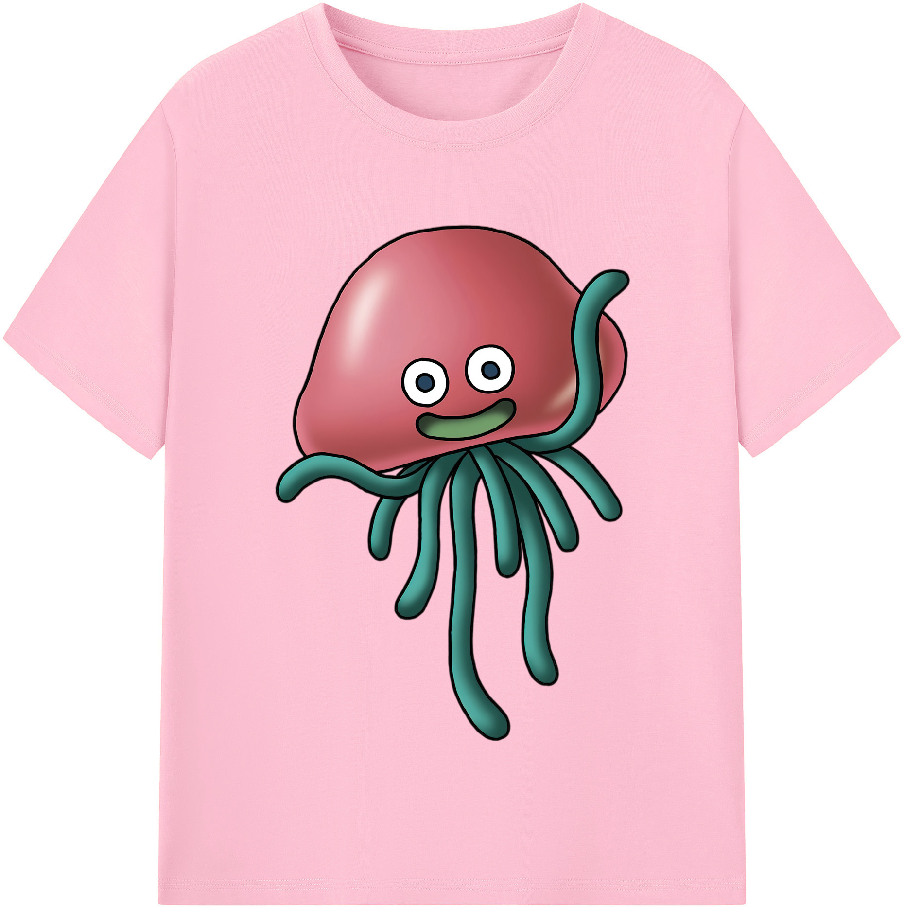 （画像用） ドラゴンクエスト Doragon Kuesuto Dragon Quest 綿100％半袖Tシャツ（フロントプリント）
