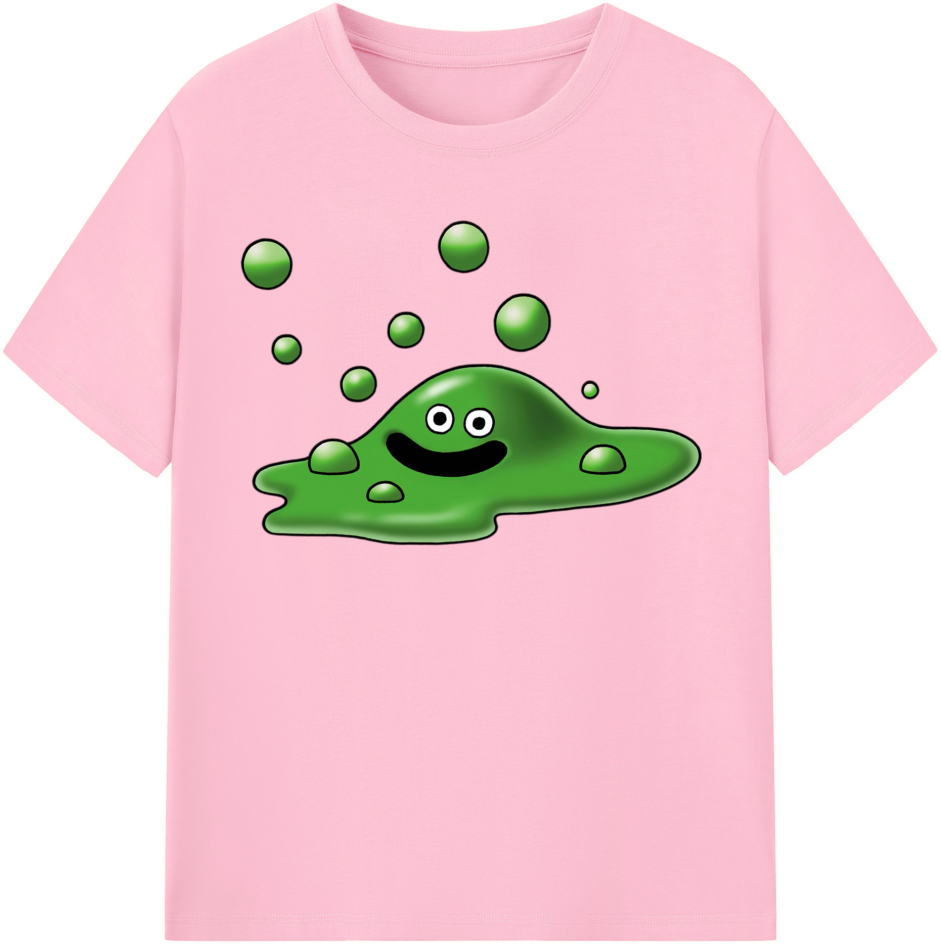 （画像用） ドラゴンクエスト Doragon Kuesuto Dragon Quest 綿100％半袖Tシャツ（フロントプリント）