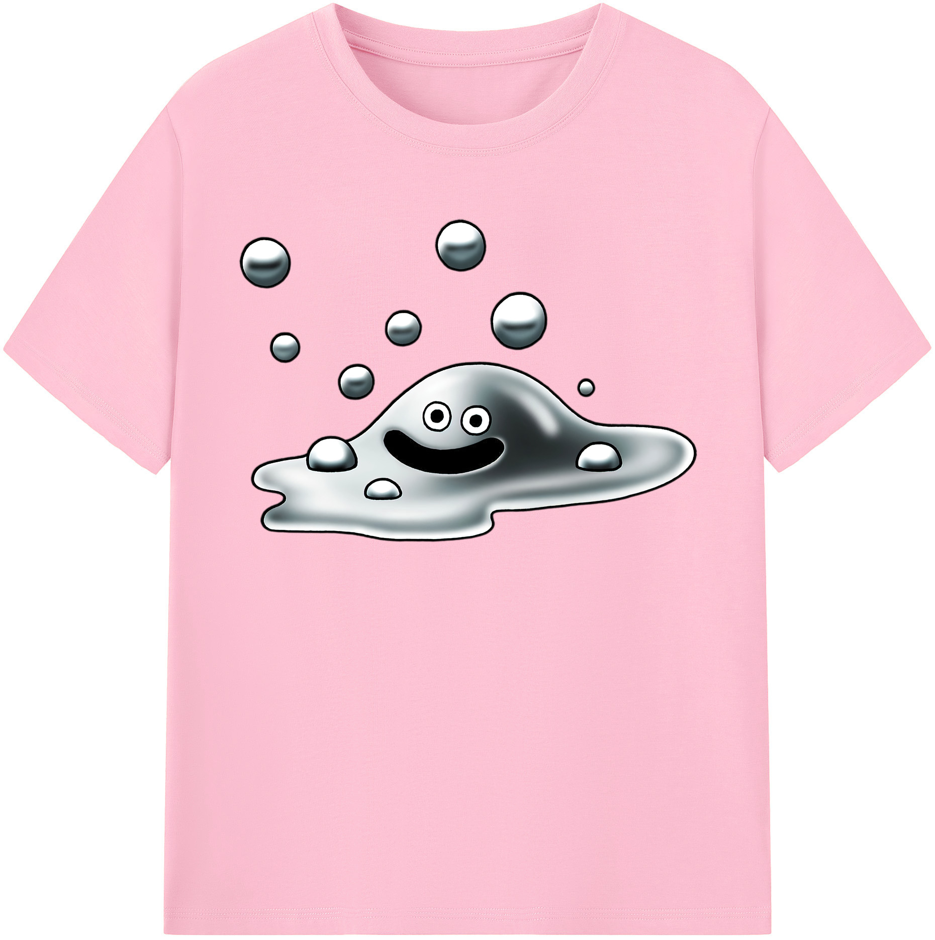（画像用） ドラゴンクエスト Doragon Kuesuto Dragon Quest 綿100％半袖Tシャツ（フロントプリント）