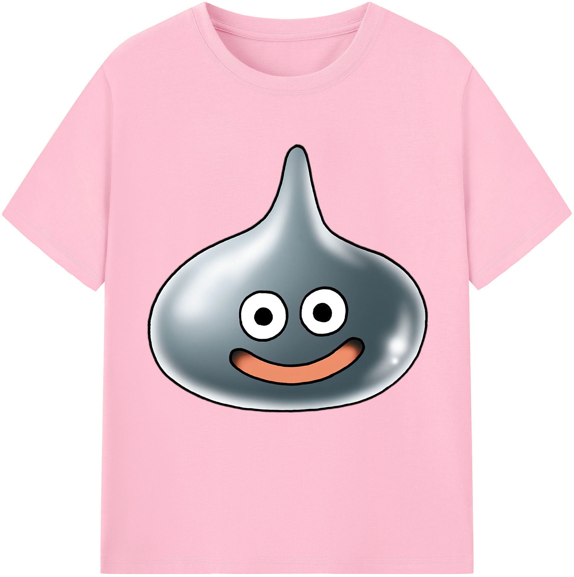（画像用） ドラゴンクエスト Doragon Kuesuto Dragon Quest 綿100％半袖Tシャツ（フロントプリント）