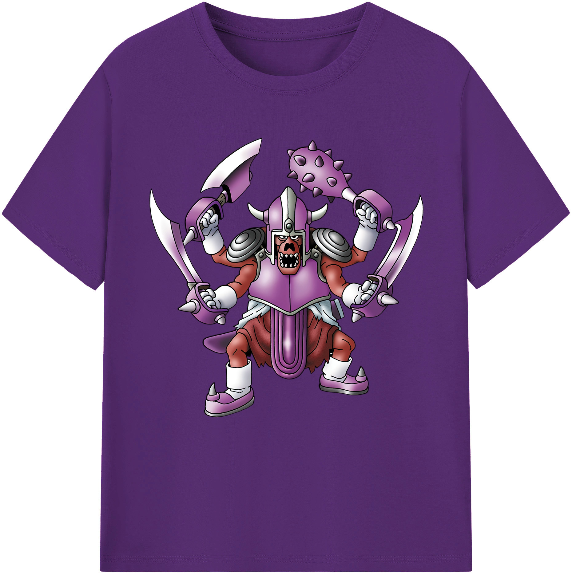 （画像用） ドラゴンクエスト Doragon Kuesuto Dragon Quest 綿100％半袖Tシャツ（フロントプリント）