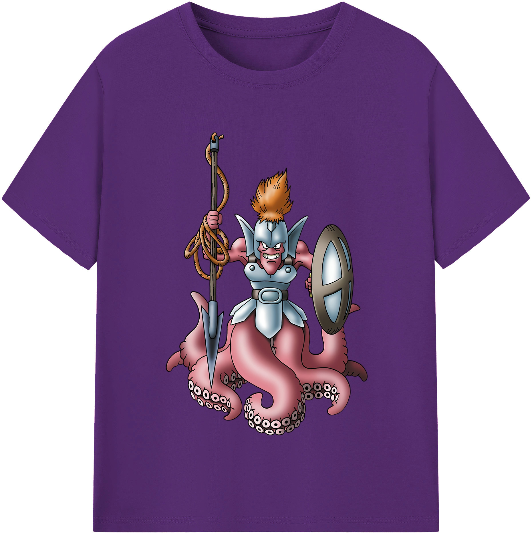 （画像用） ドラゴンクエスト Doragon Kuesuto Dragon Quest 綿100％半袖Tシャツ（フロントプリント）