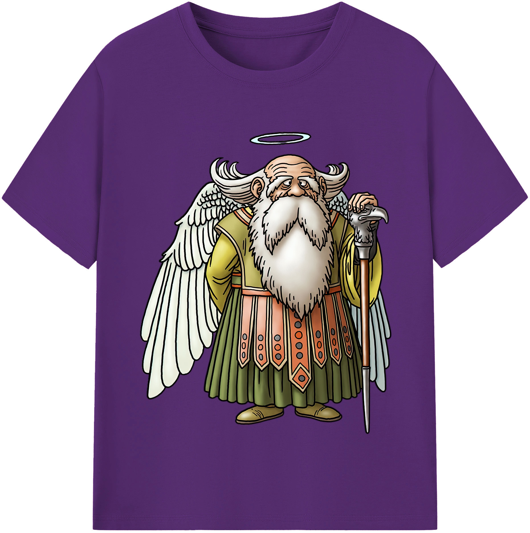 （画像用） ドラゴンクエスト Doragon Kuesuto Dragon Quest 綿100％半袖Tシャツ（フロントプリント）