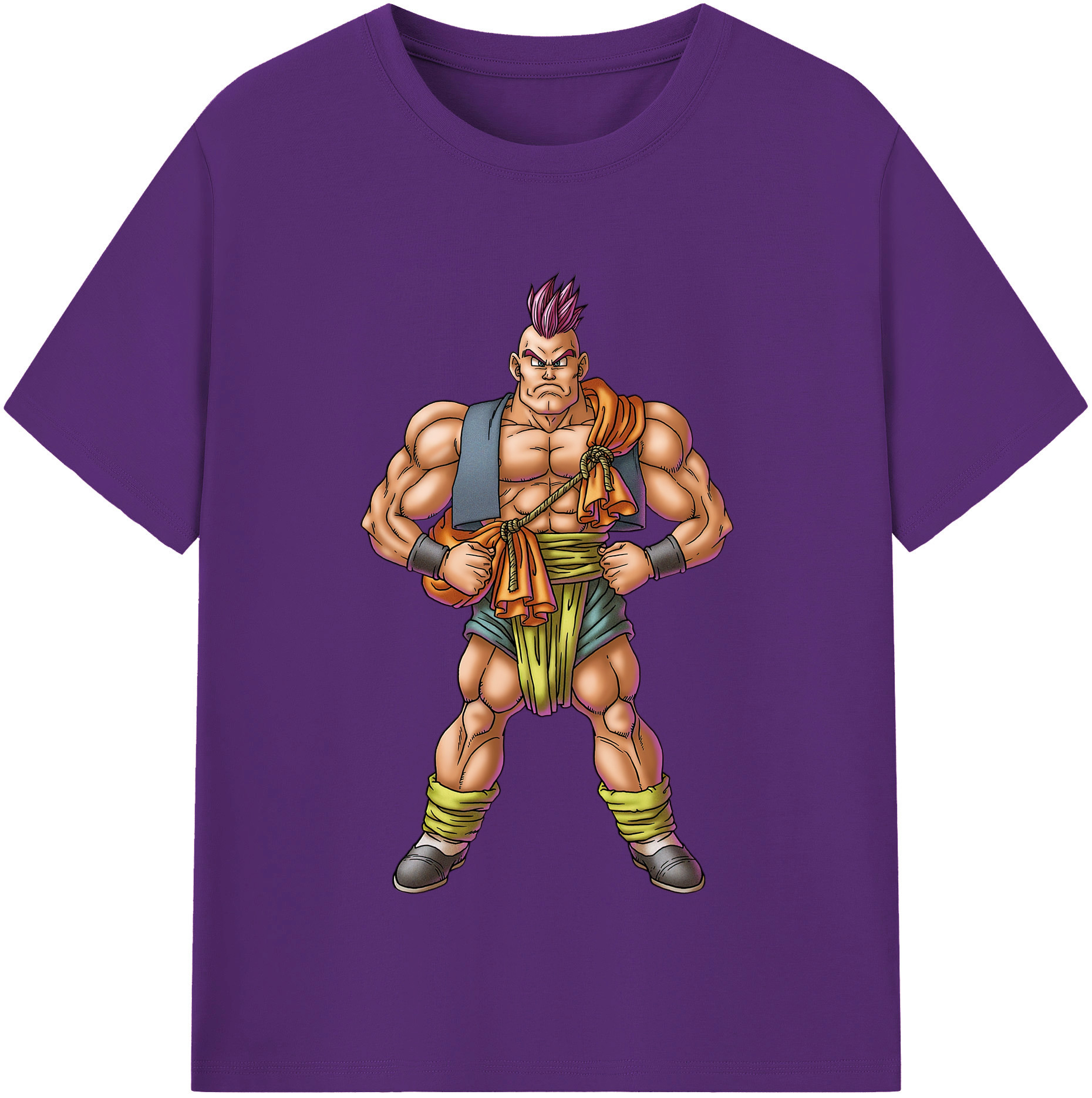 （画像用） ドラゴンクエスト Doragon Kuesuto Dragon Quest 綿100％半袖Tシャツ（フロントプリント）