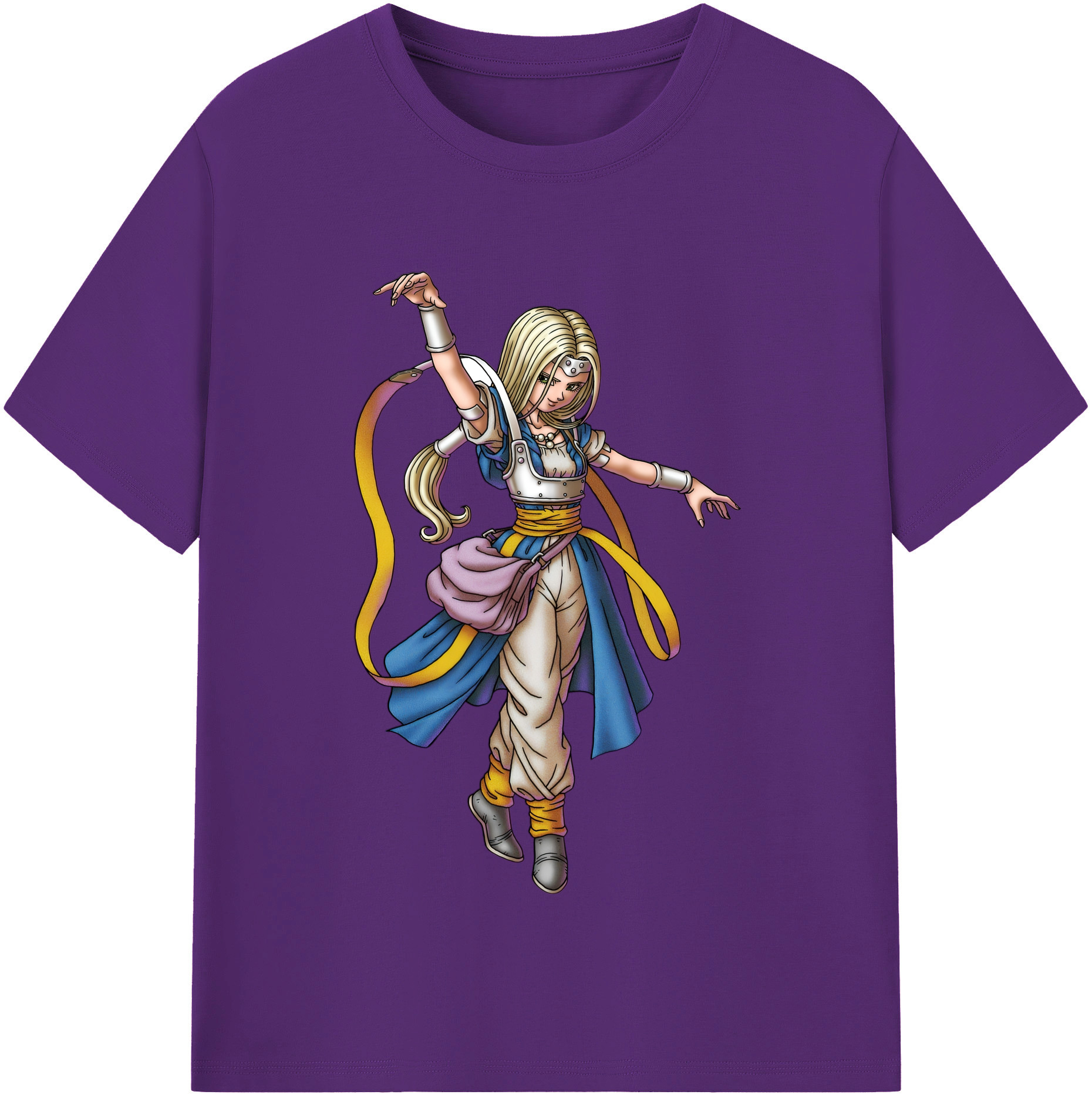 （画像用） ドラゴンクエスト Doragon Kuesuto Dragon Quest 綿100％半袖Tシャツ（フロントプリント）