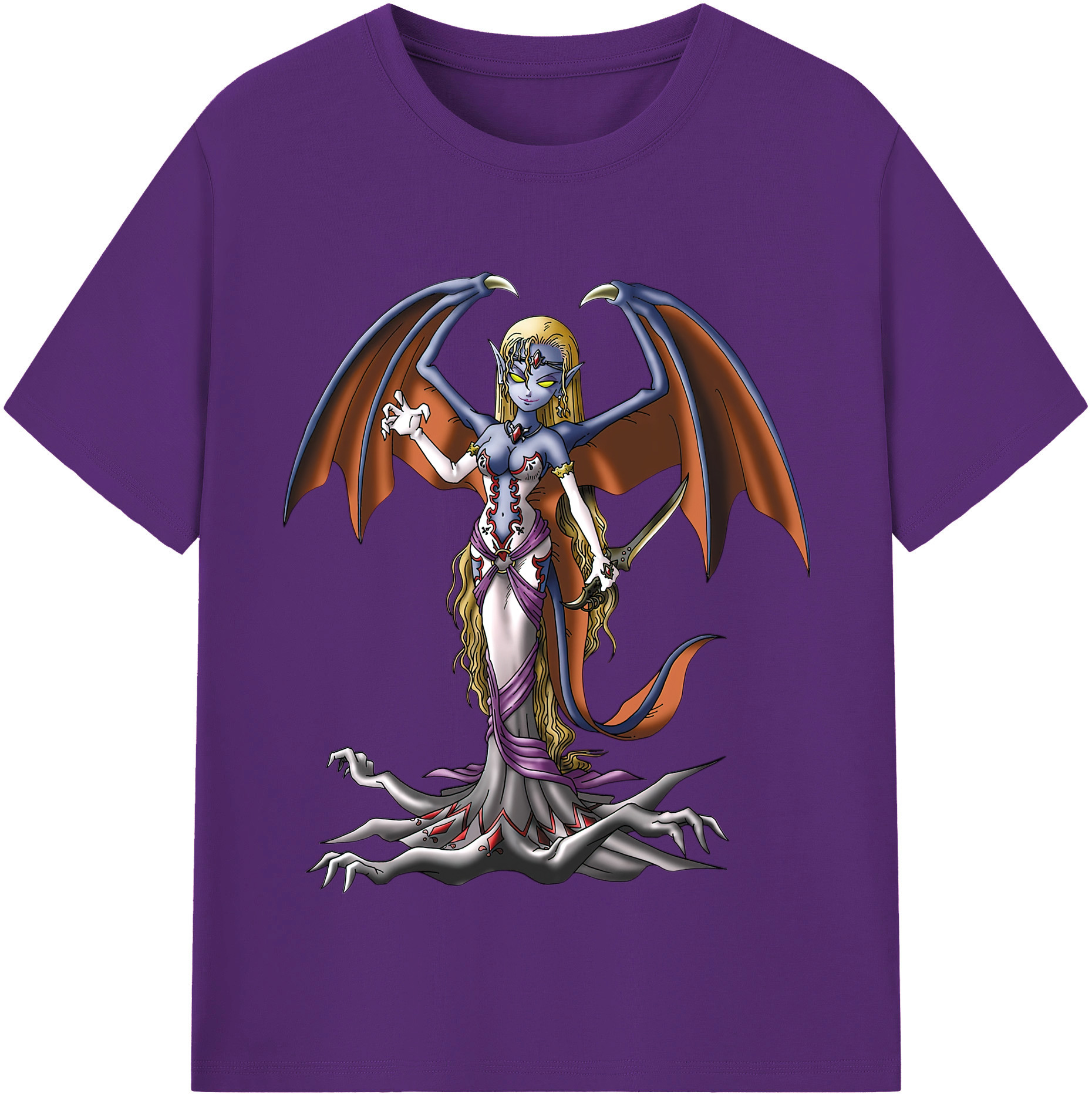 （画像用） ドラゴンクエスト Doragon Kuesuto Dragon Quest 綿100％半袖Tシャツ（フロントプリント）