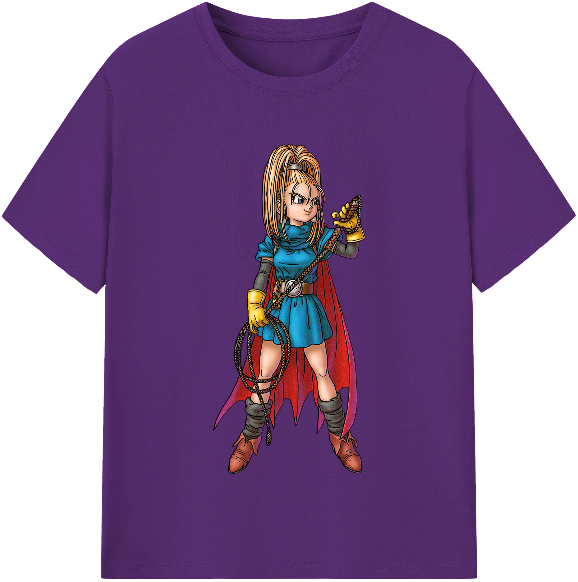 （画像用） ドラゴンクエスト Doragon Kuesuto Dragon Quest 綿100％半袖Tシャツ（フロントプリント）