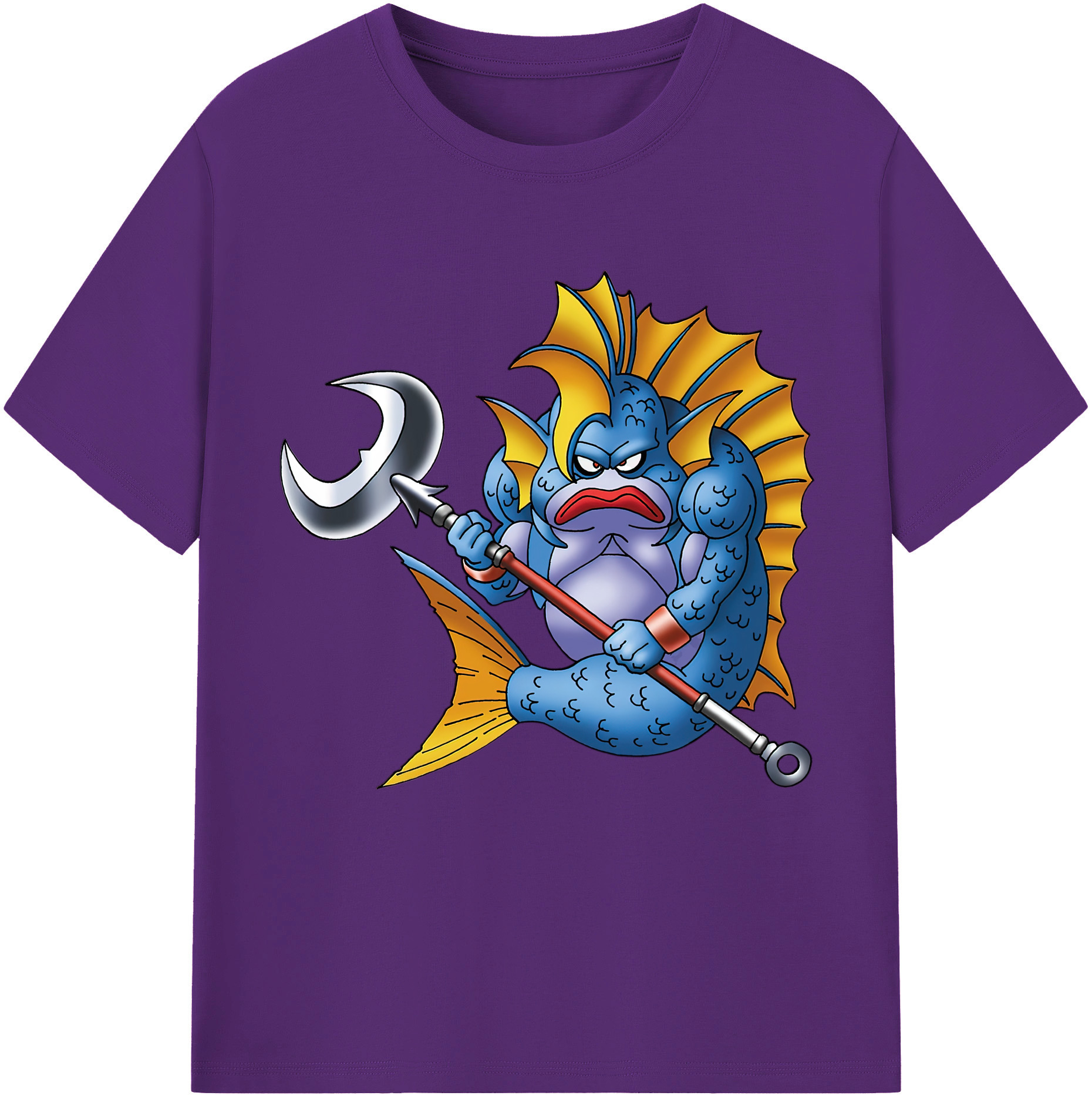 （画像用） ドラゴンクエスト Doragon Kuesuto Dragon Quest 綿100％半袖Tシャツ（フロントプリント）