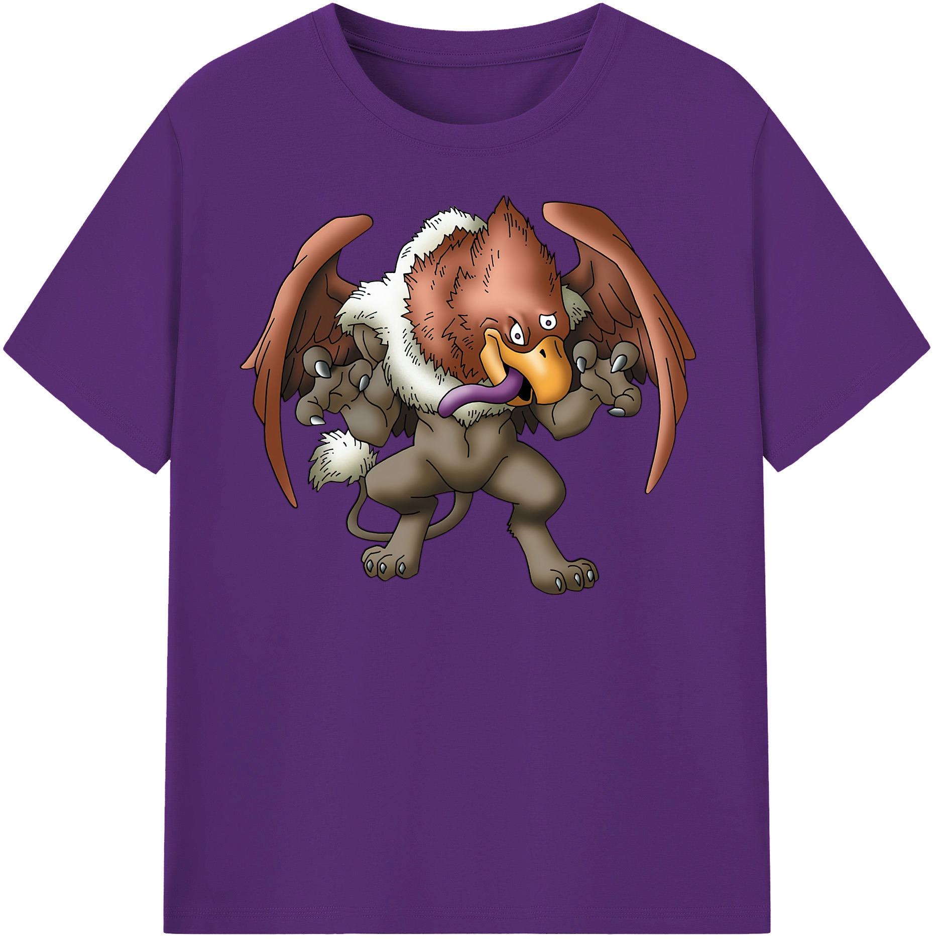（画像用） ドラゴンクエスト Doragon Kuesuto Dragon Quest 綿100％半袖Tシャツ（フロントプリント）