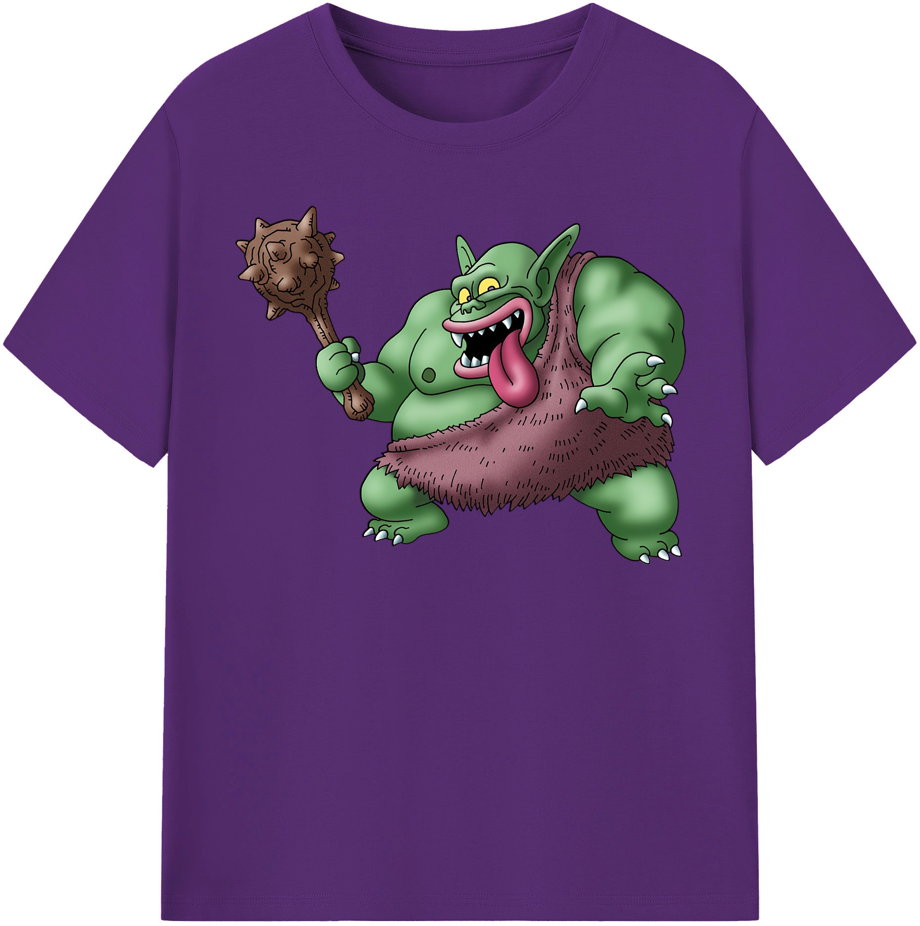 （画像用） ドラゴンクエスト Doragon Kuesuto Dragon Quest 綿100％半袖Tシャツ（フロントプリント）