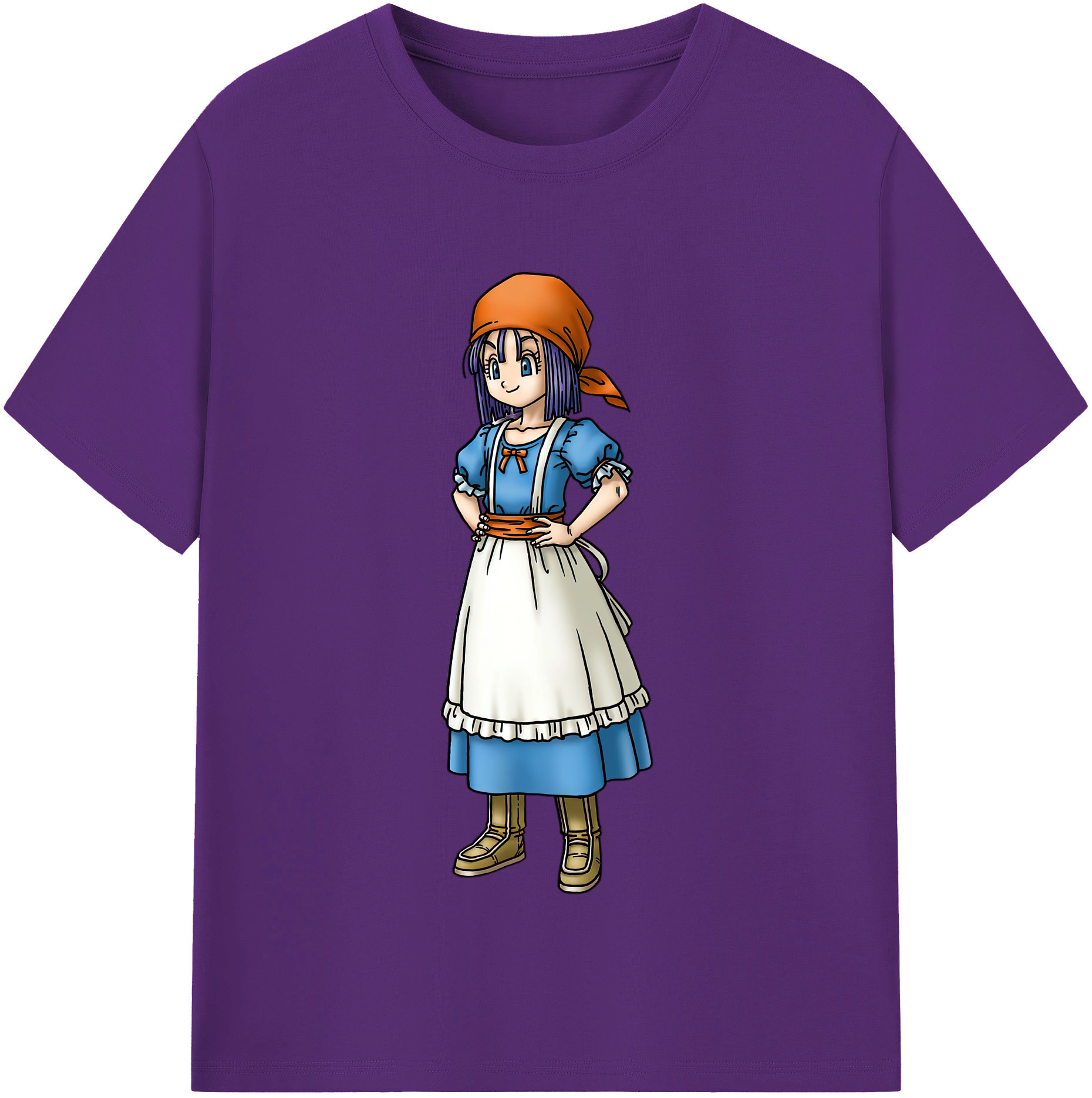 （画像用） ドラゴンクエスト Doragon Kuesuto Dragon Quest 綿100％半袖Tシャツ（フロントプリント）