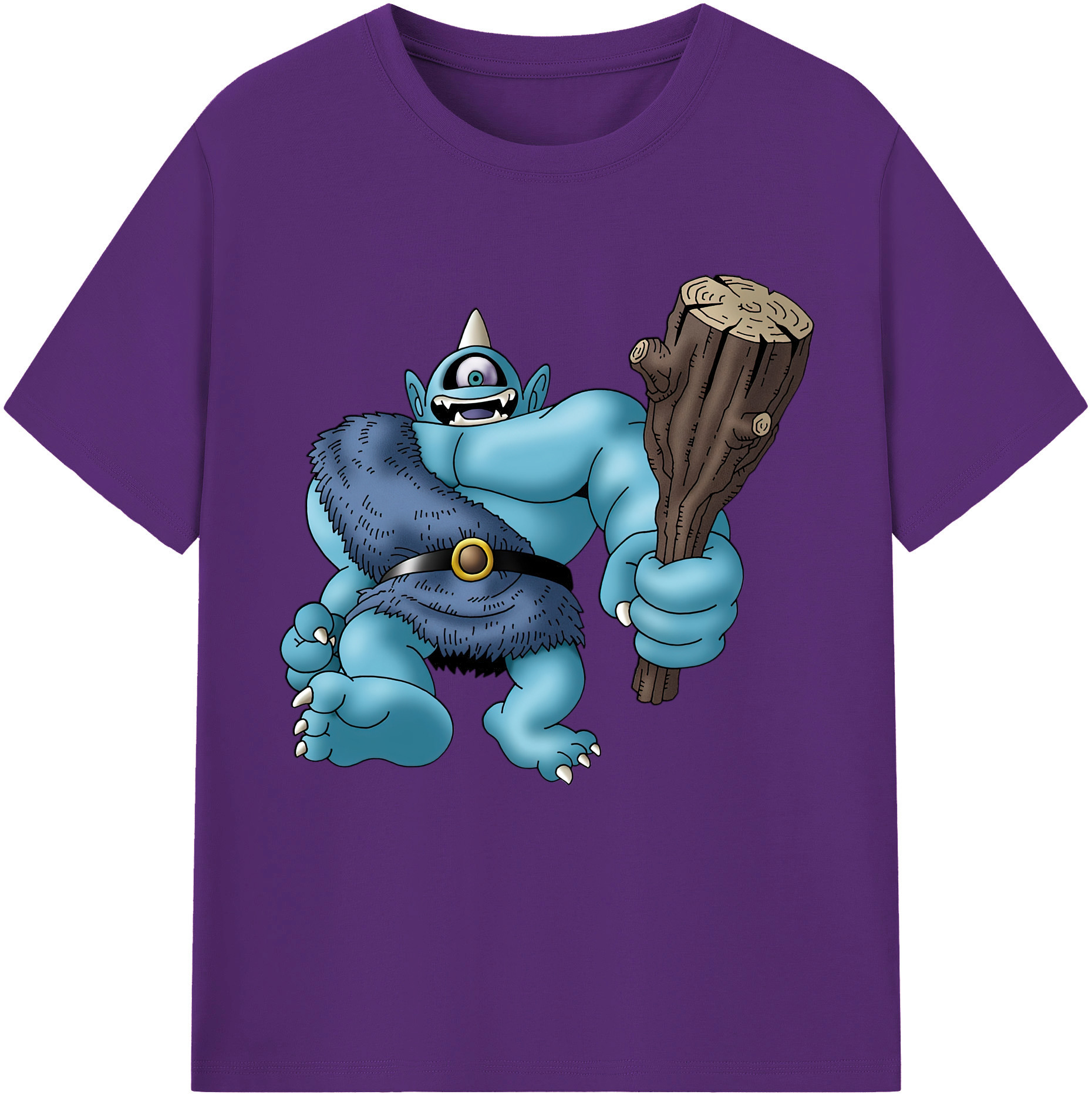 （画像用） ドラゴンクエスト Doragon Kuesuto Dragon Quest 綿100％半袖Tシャツ（フロントプリント）