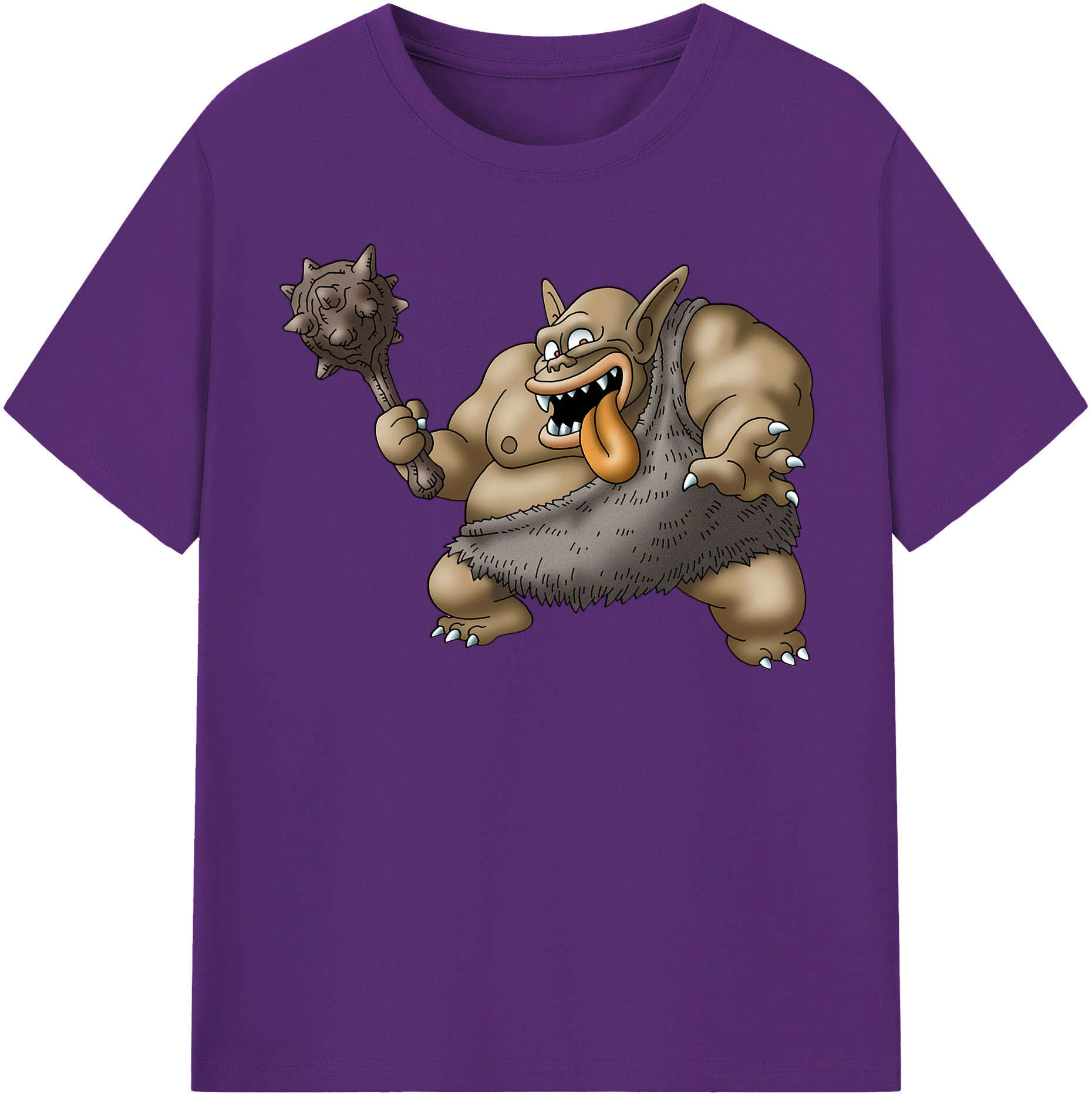 （画像用） ドラゴンクエスト Doragon Kuesuto Dragon Quest 綿100％半袖Tシャツ（フロントプリント）