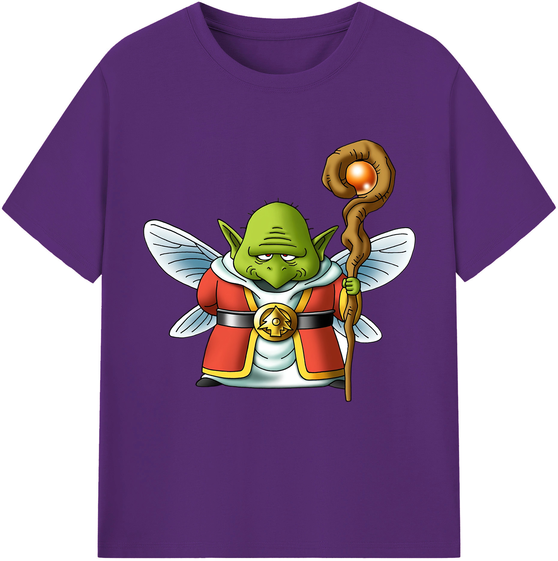 （画像用） ドラゴンクエスト Doragon Kuesuto Dragon Quest 綿100％半袖Tシャツ（フロントプリント）