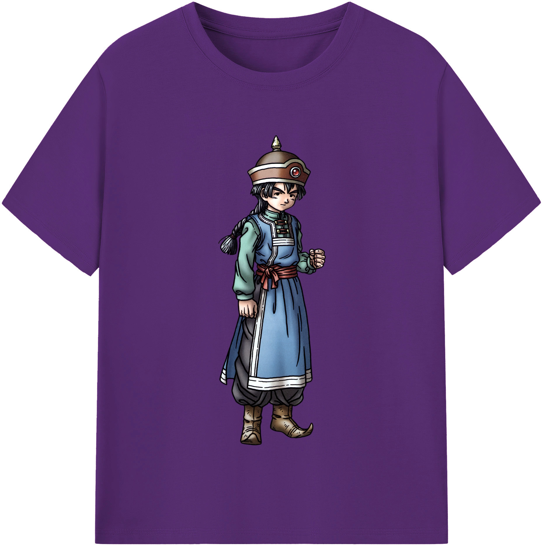 （画像用） ドラゴンクエスト Doragon Kuesuto Dragon Quest 綿100％半袖Tシャツ（フロントプリント）