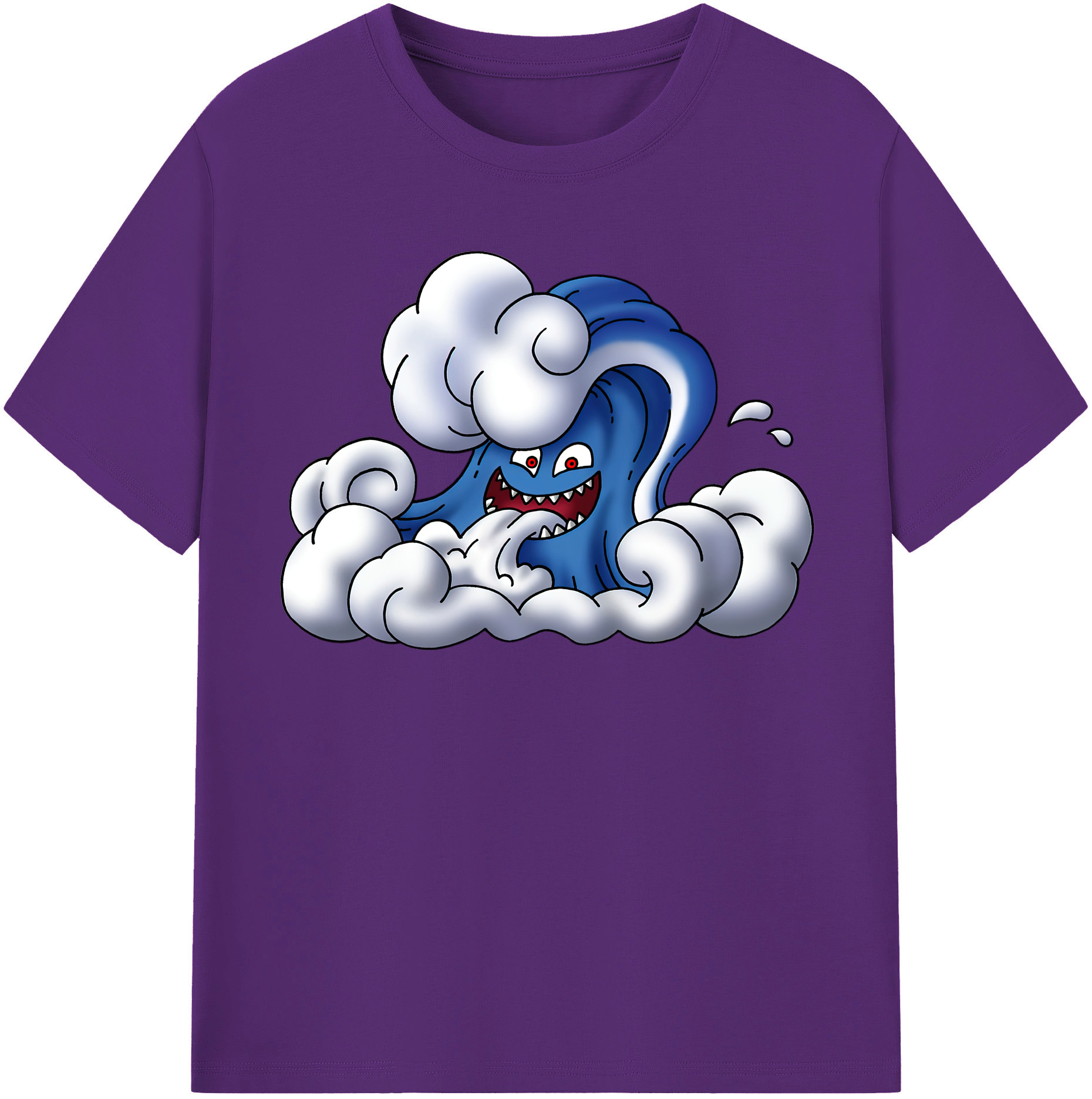 （画像用） ドラゴンクエスト Doragon Kuesuto Dragon Quest 綿100％半袖Tシャツ（フロントプリント）