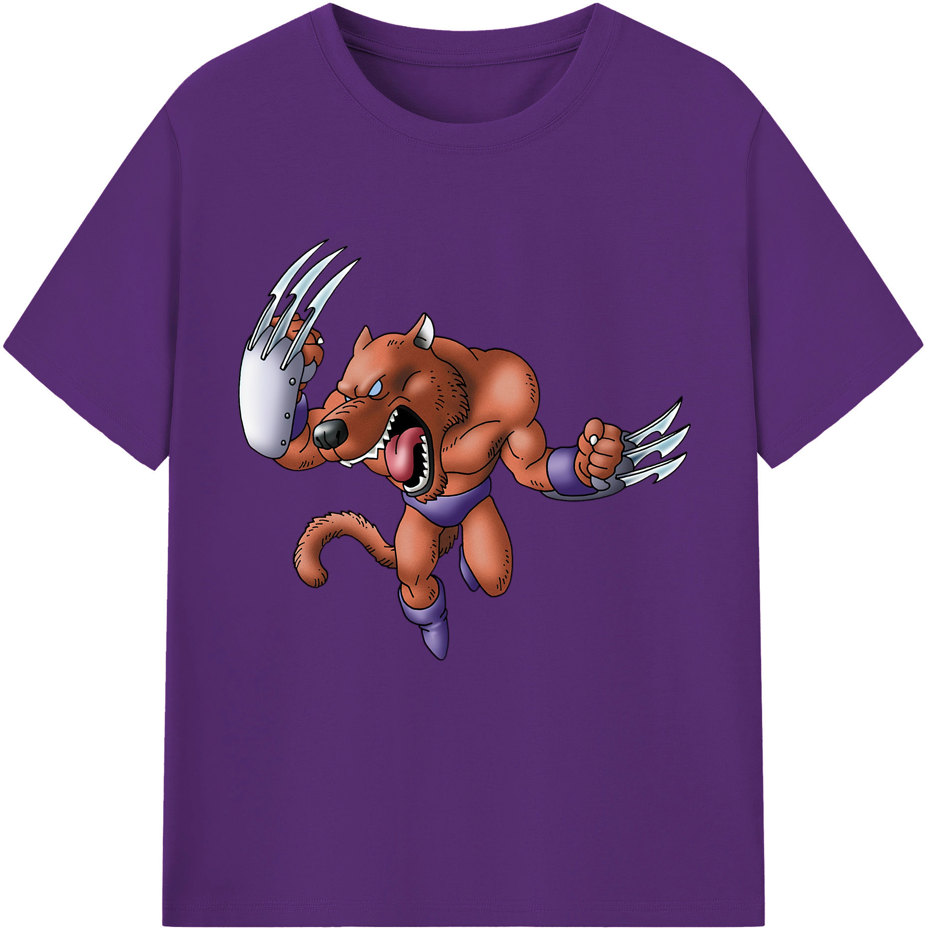 （画像用） ドラゴンクエスト Doragon Kuesuto Dragon Quest 綿100％半袖Tシャツ（フロントプリント）