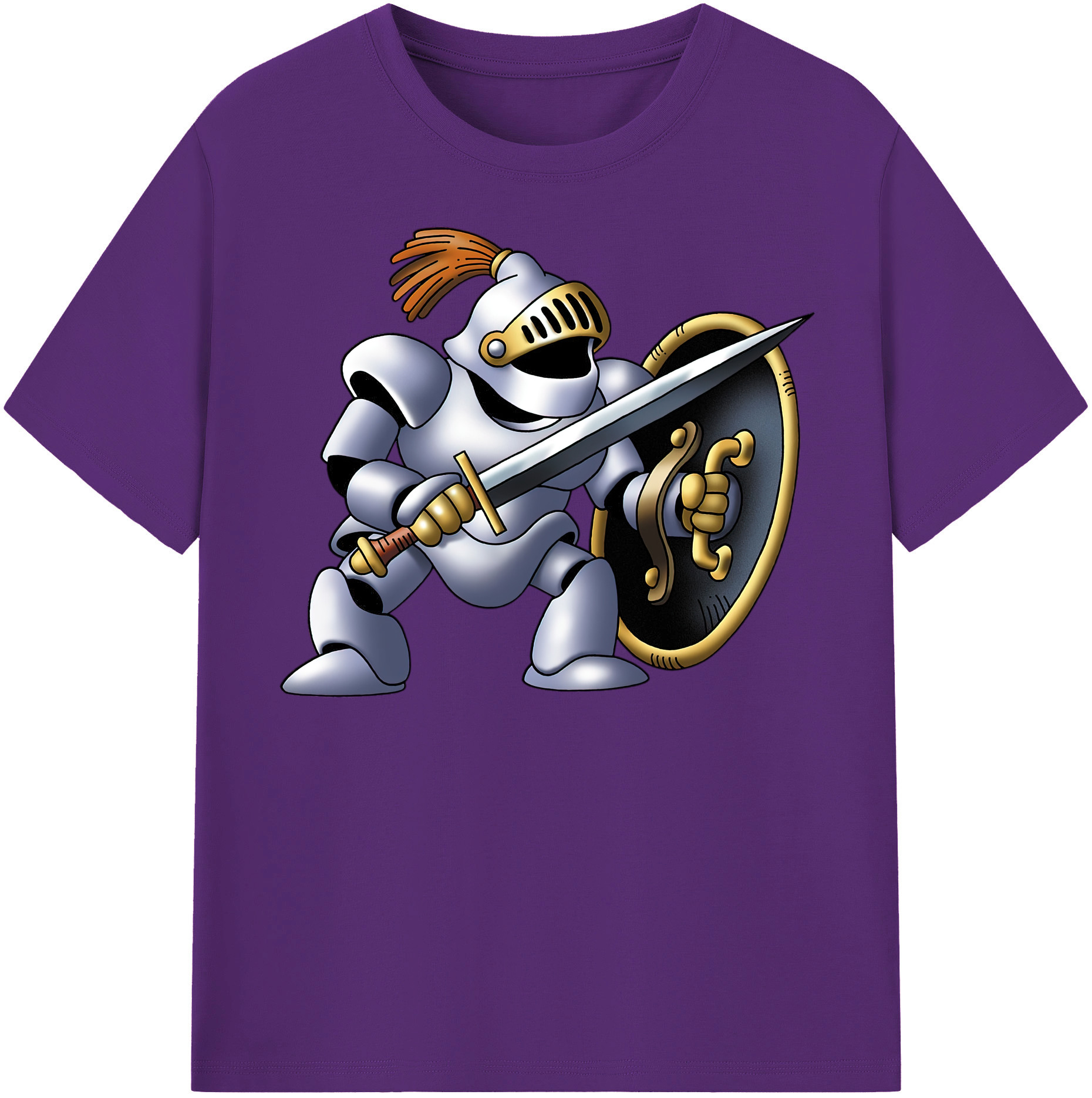 （画像用） ドラゴンクエスト Doragon Kuesuto Dragon Quest 綿100％半袖Tシャツ（フロントプリント）