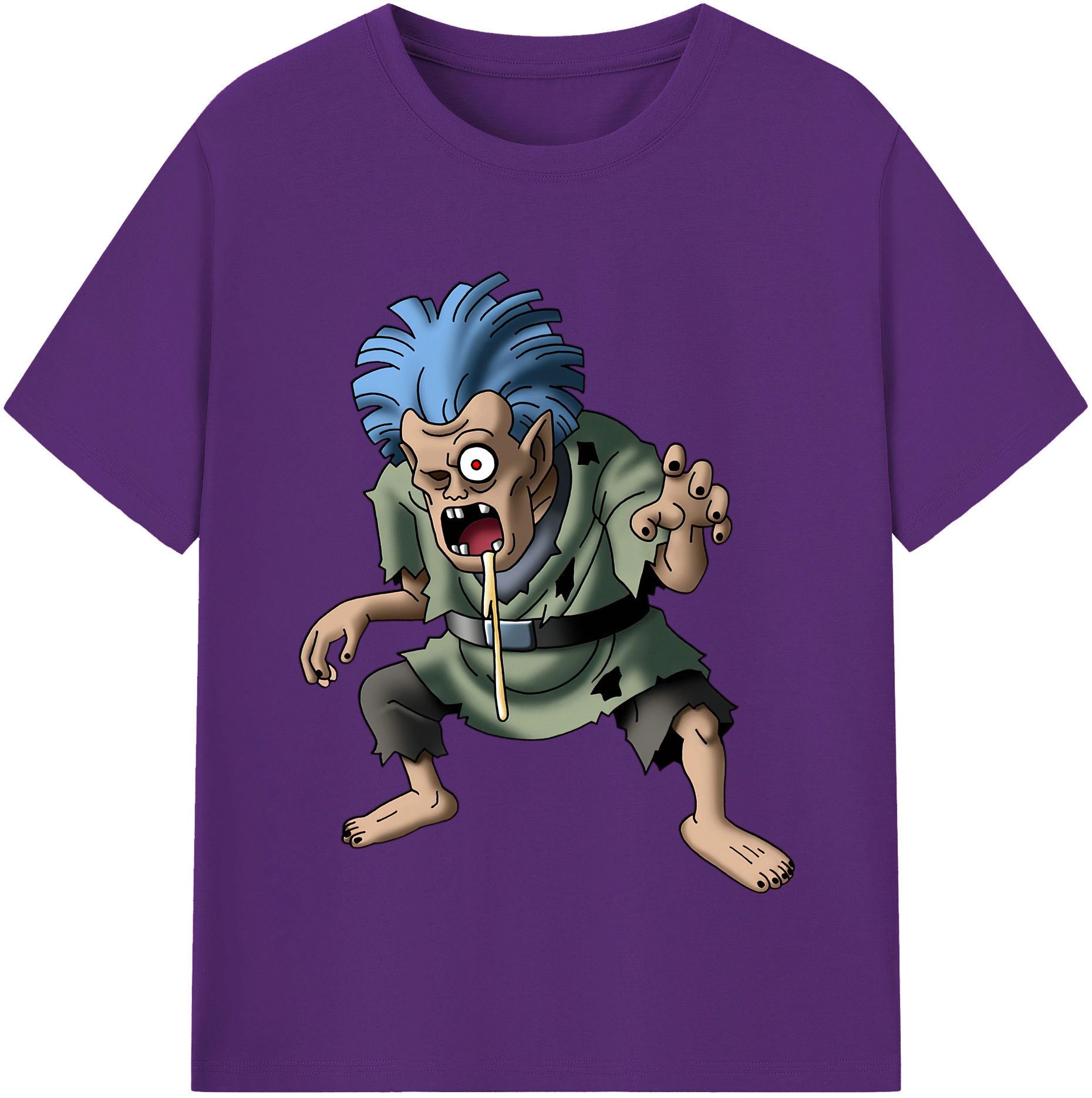 （画像用） ドラゴンクエスト Doragon Kuesuto Dragon Quest 綿100％半袖Tシャツ（フロントプリント）