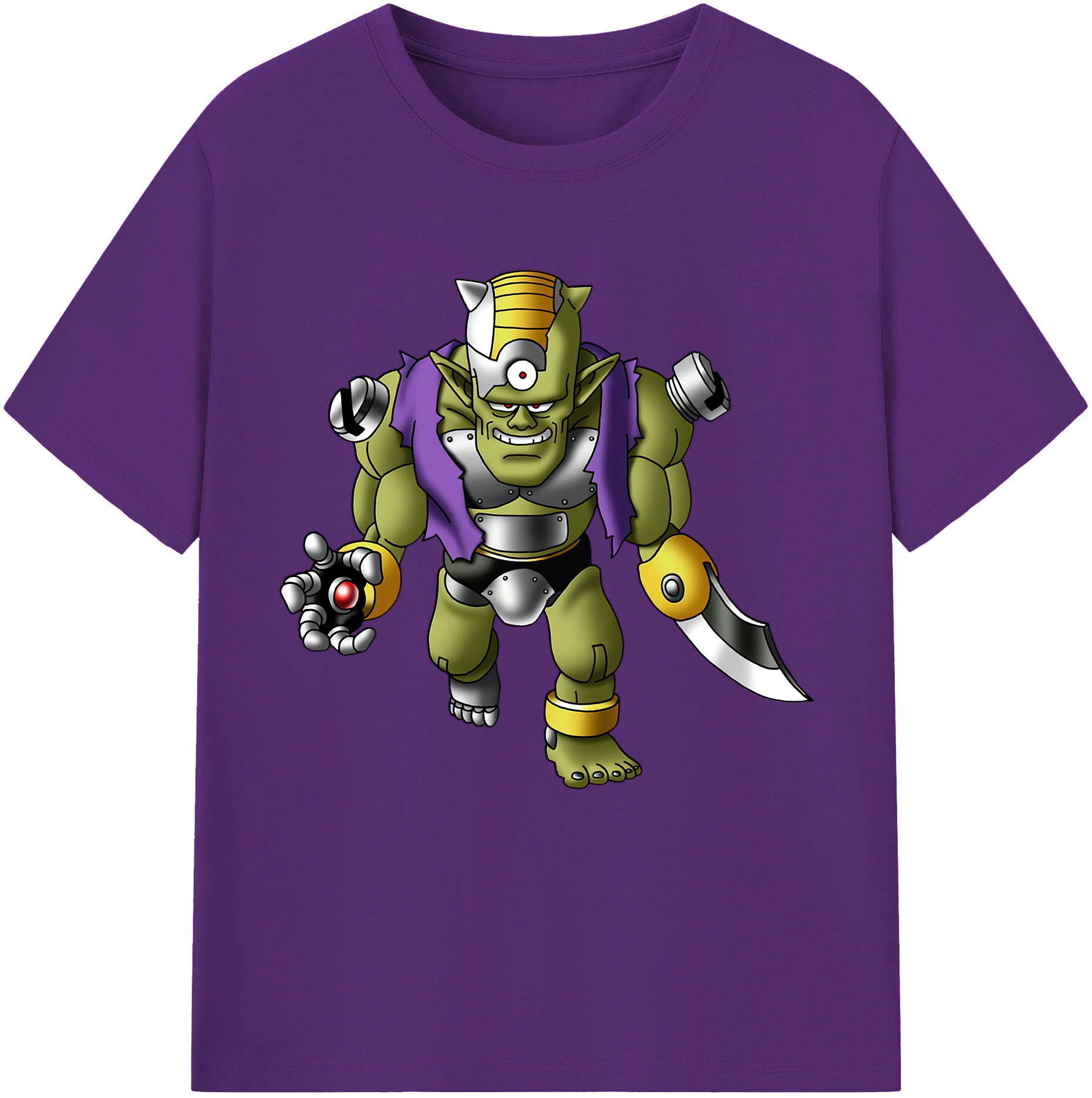 （画像用） ドラゴンクエスト Doragon Kuesuto Dragon Quest 綿100％半袖Tシャツ（フロントプリント）