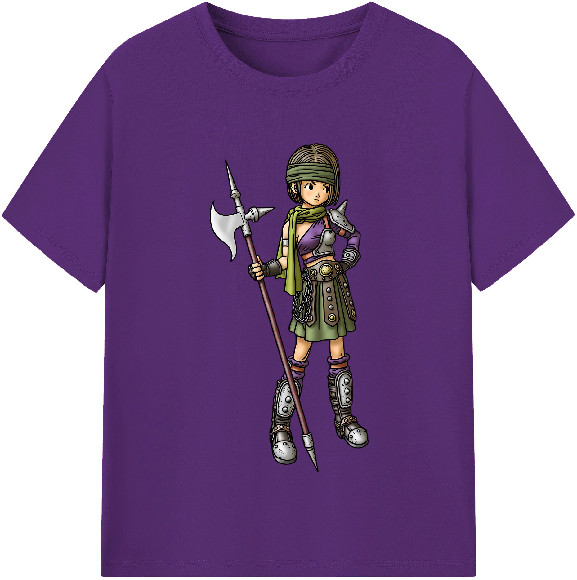 （画像用） ドラゴンクエスト Doragon Kuesuto Dragon Quest 綿100％半袖Tシャツ（フロントプリント）