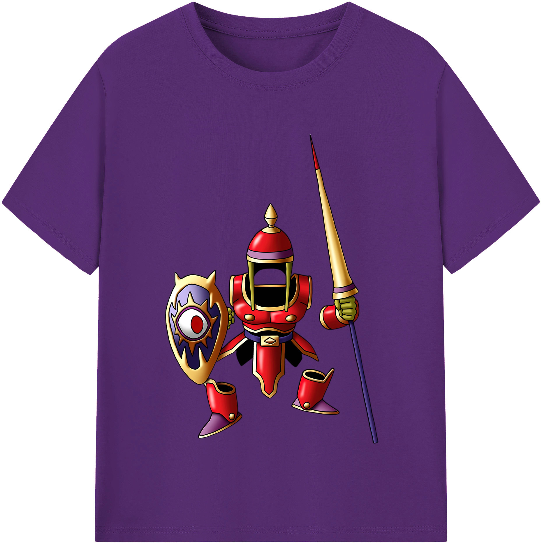 （画像用） ドラゴンクエスト Doragon Kuesuto Dragon Quest 綿100％半袖Tシャツ（フロントプリント）