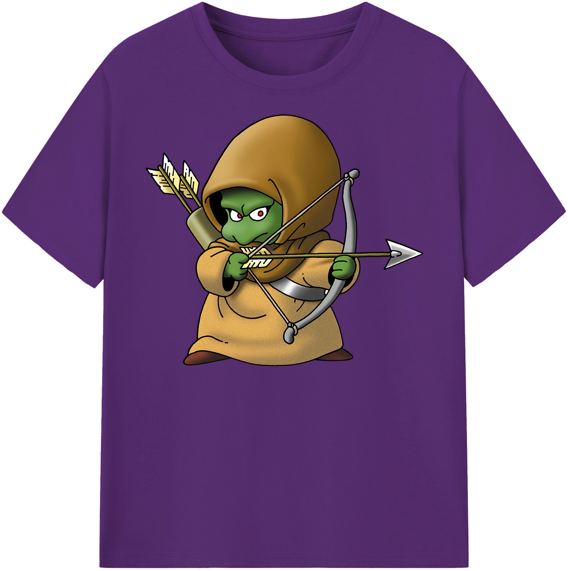 （画像用） ドラゴンクエスト Doragon Kuesuto Dragon Quest 綿100％半袖Tシャツ（フロントプリント）