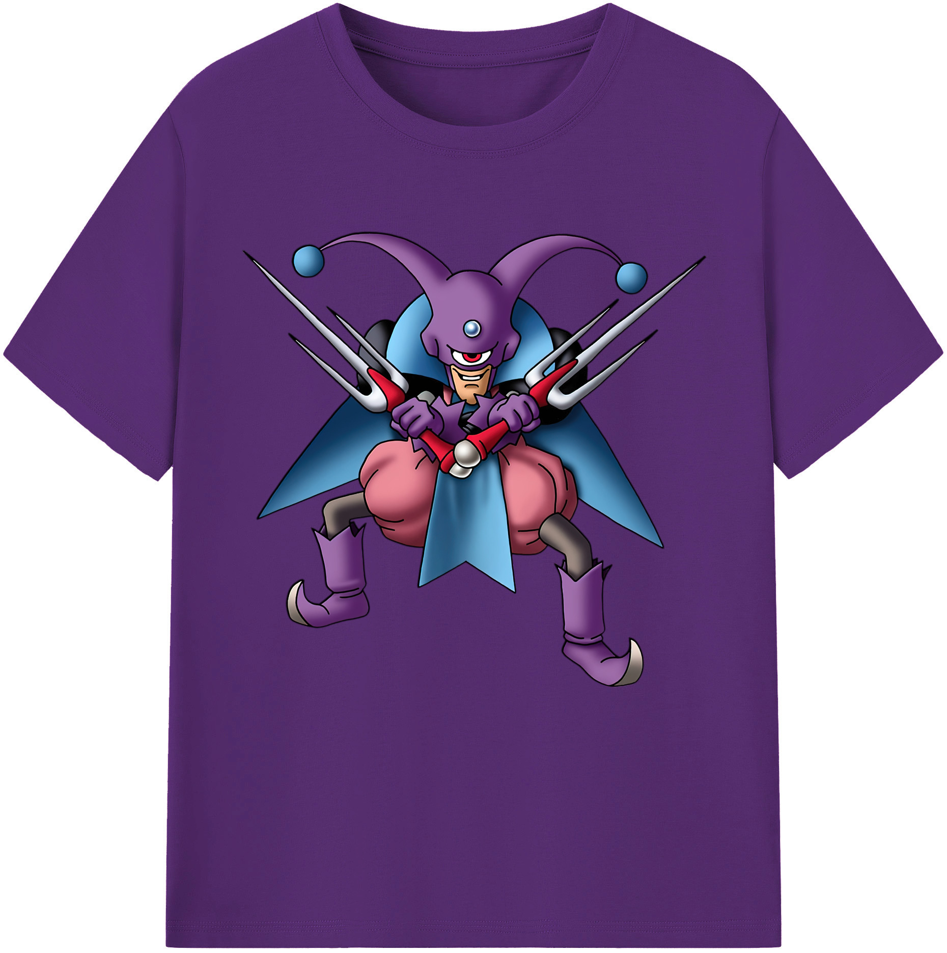 （画像用） ドラゴンクエスト Doragon Kuesuto Dragon Quest 綿100％半袖Tシャツ（フロントプリント）