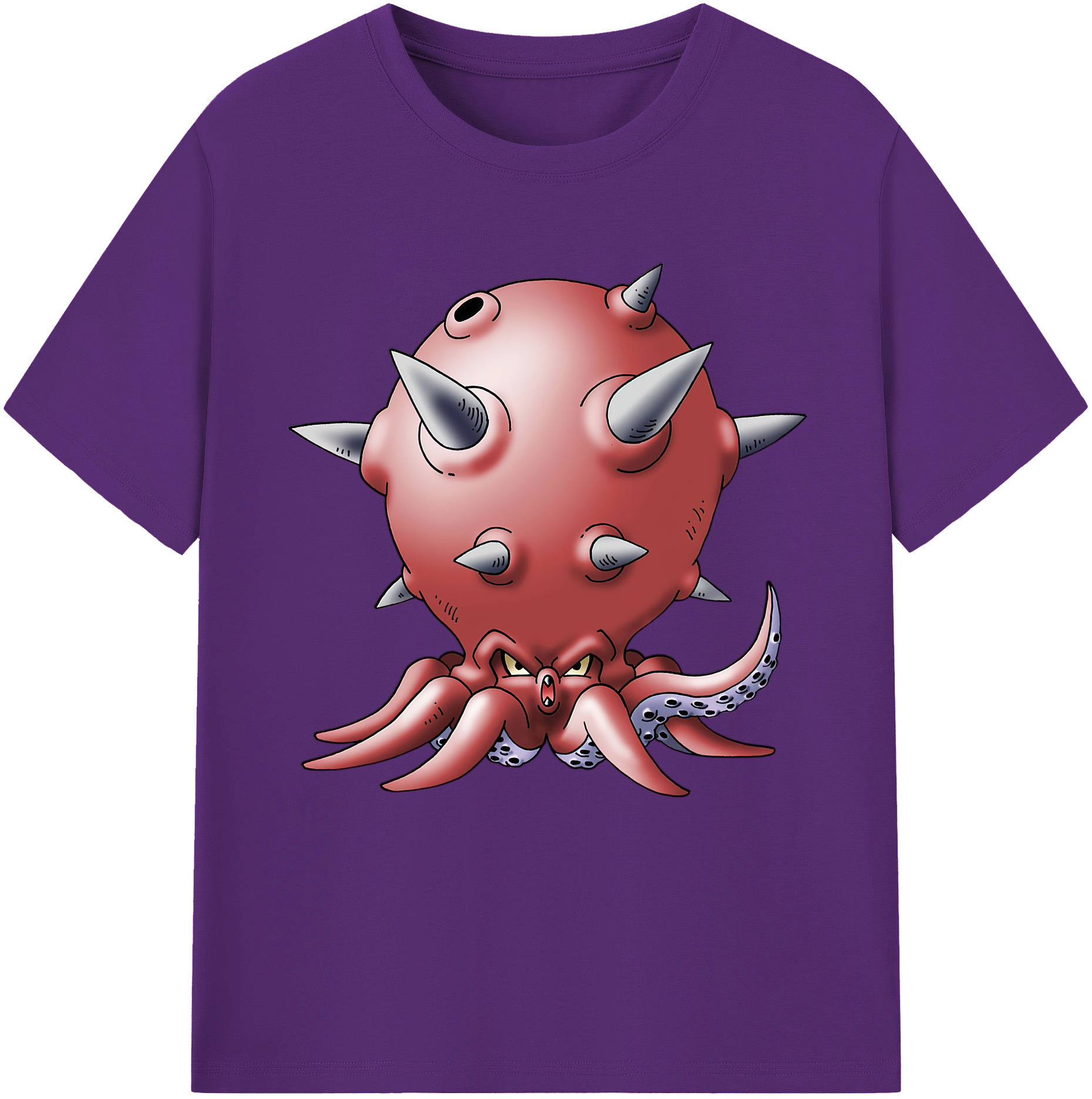 （画像用） ドラゴンクエスト Doragon Kuesuto Dragon Quest 綿100％半袖Tシャツ（フロントプリント）