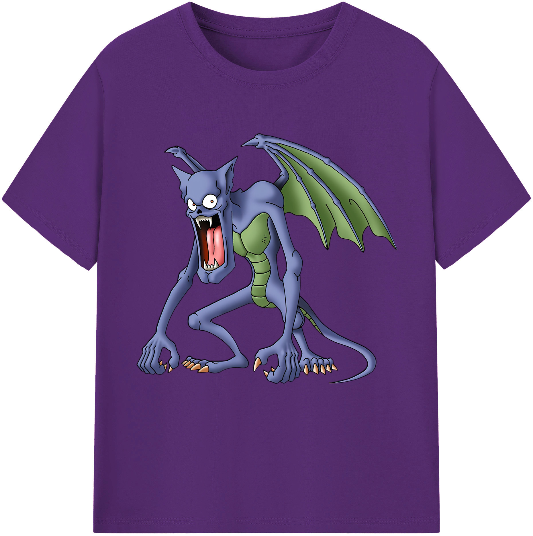 （画像用） ドラゴンクエスト Doragon Kuesuto Dragon Quest 綿100％半袖Tシャツ（フロントプリント）