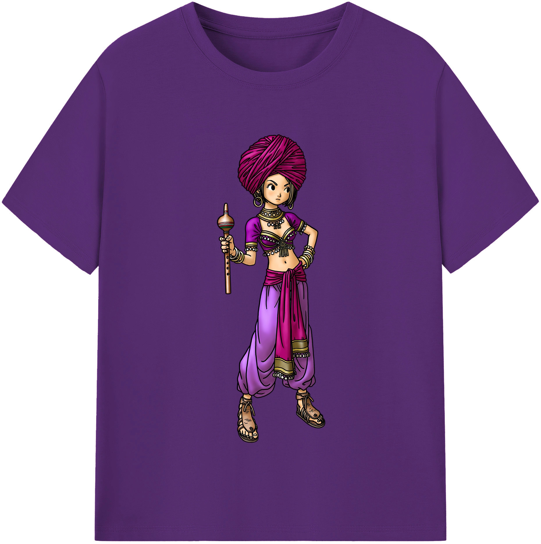 （画像用） ドラゴンクエスト Doragon Kuesuto Dragon Quest 綿100％半袖Tシャツ（フロントプリント）