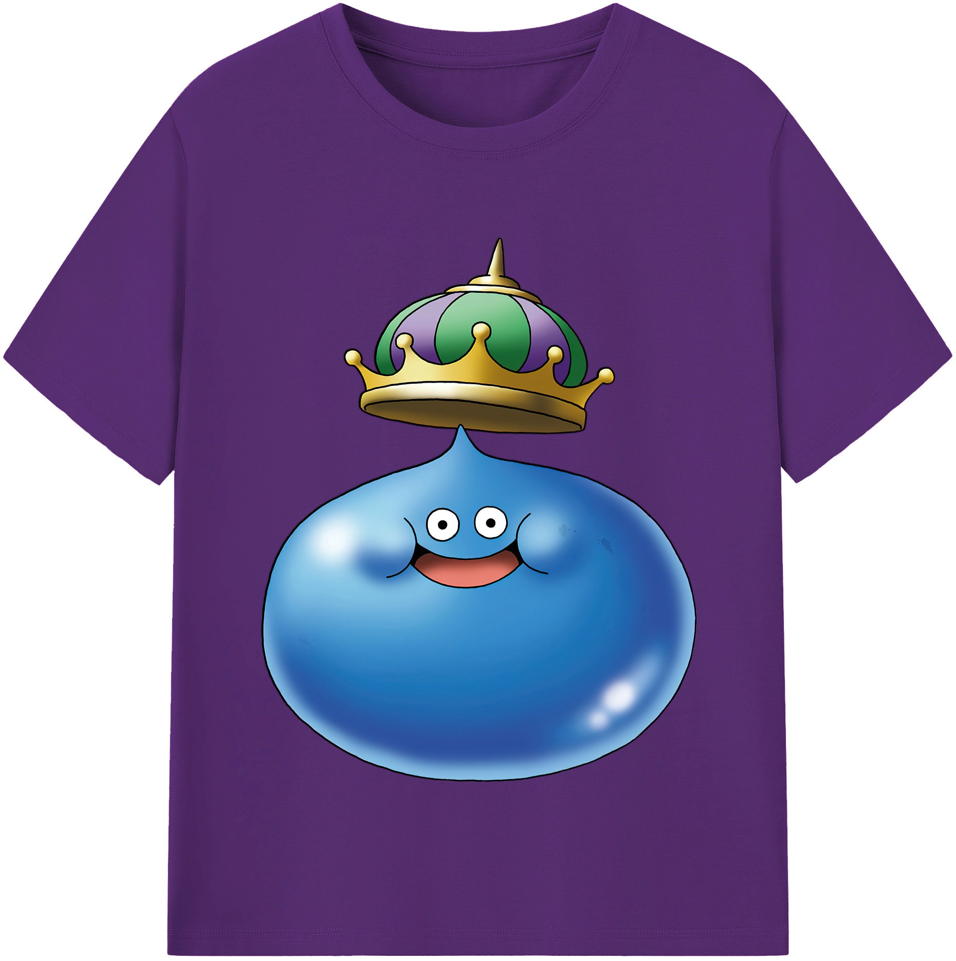 （画像用） ドラゴンクエスト Doragon Kuesuto Dragon Quest 綿100％半袖Tシャツ（フロントプリント）