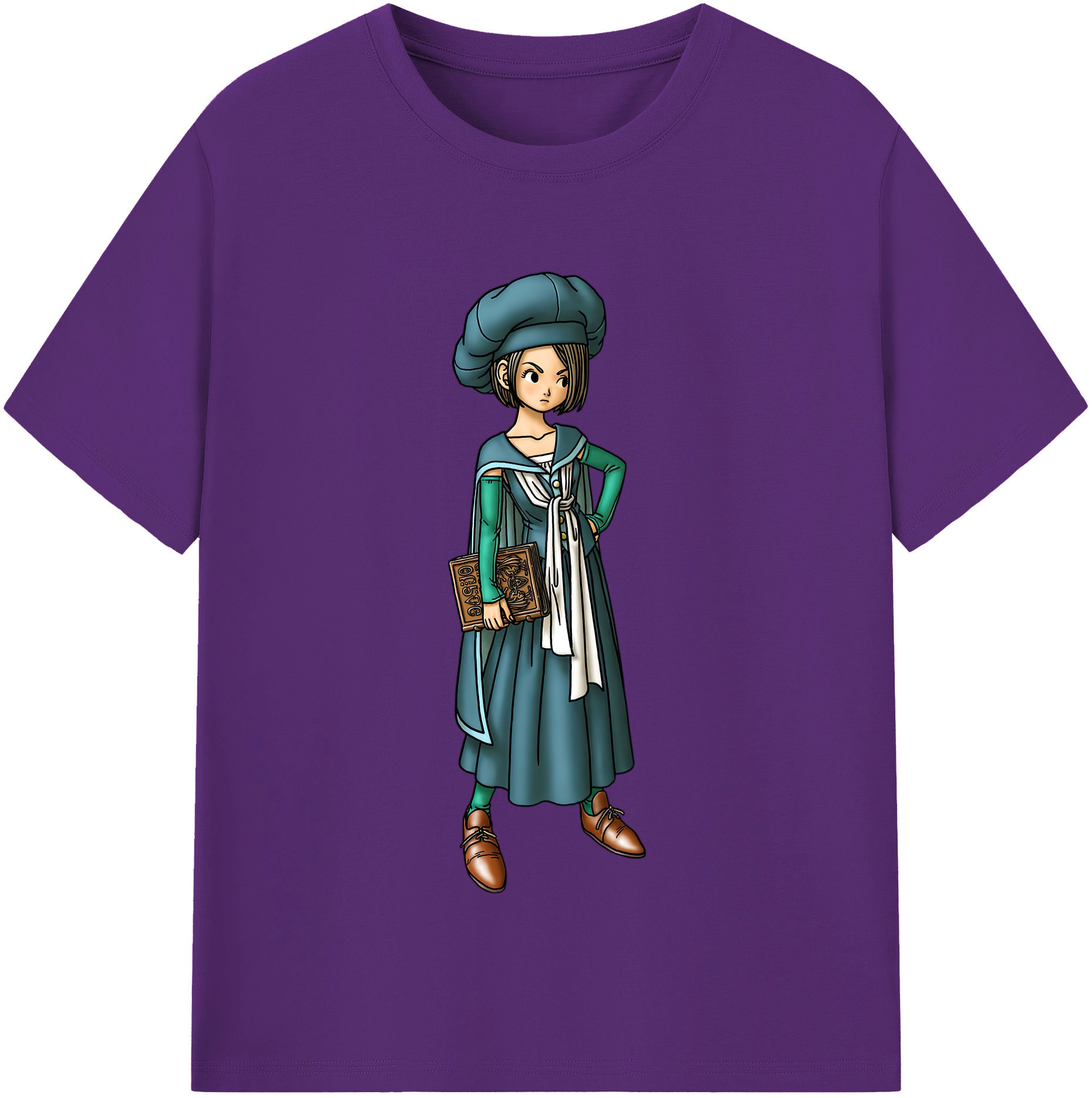 （画像用） ドラゴンクエスト Doragon Kuesuto Dragon Quest 綿100％半袖Tシャツ（フロントプリント）