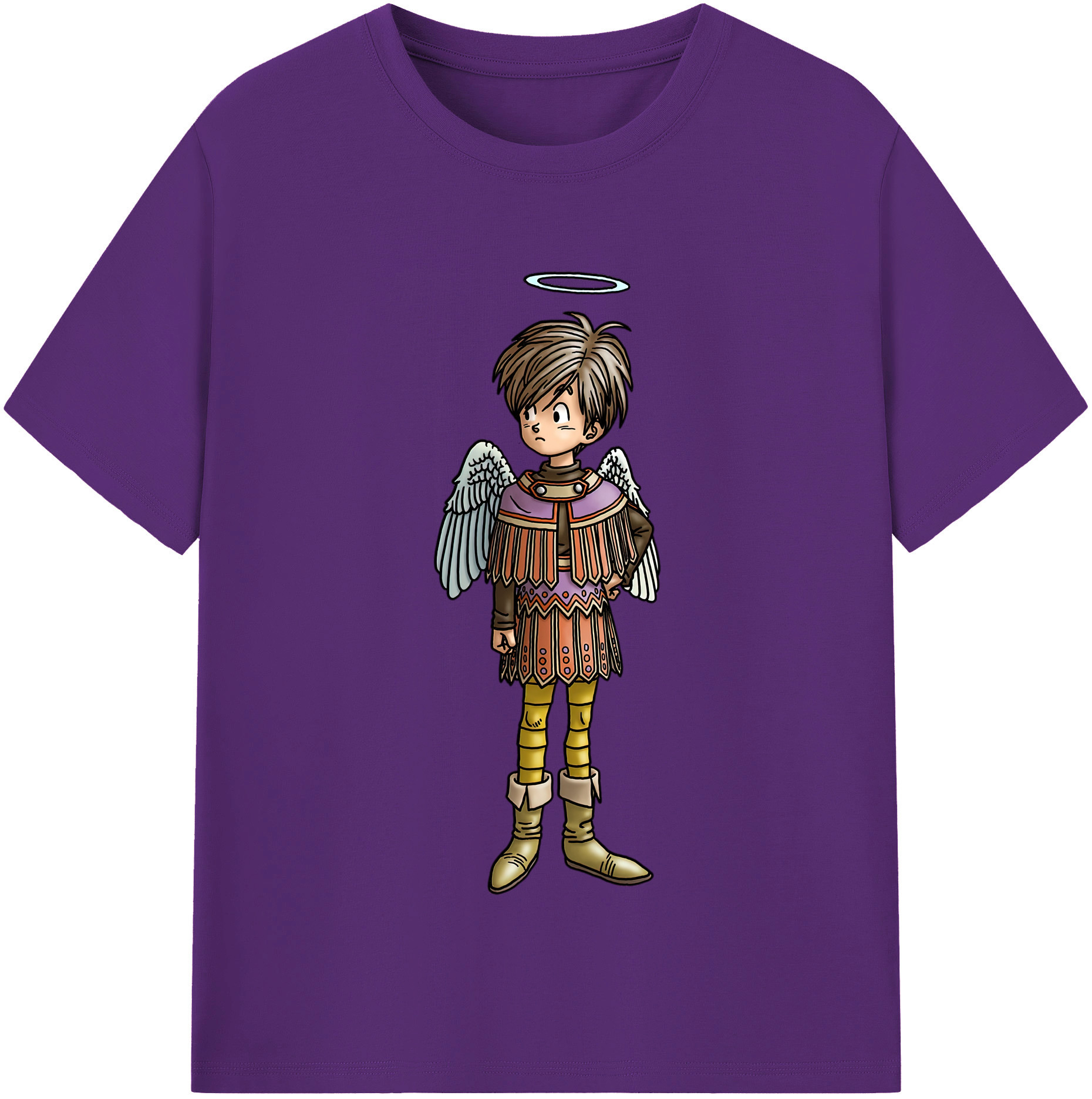 （画像用） ドラゴンクエスト Doragon Kuesuto Dragon Quest 綿100％半袖Tシャツ（フロントプリント）